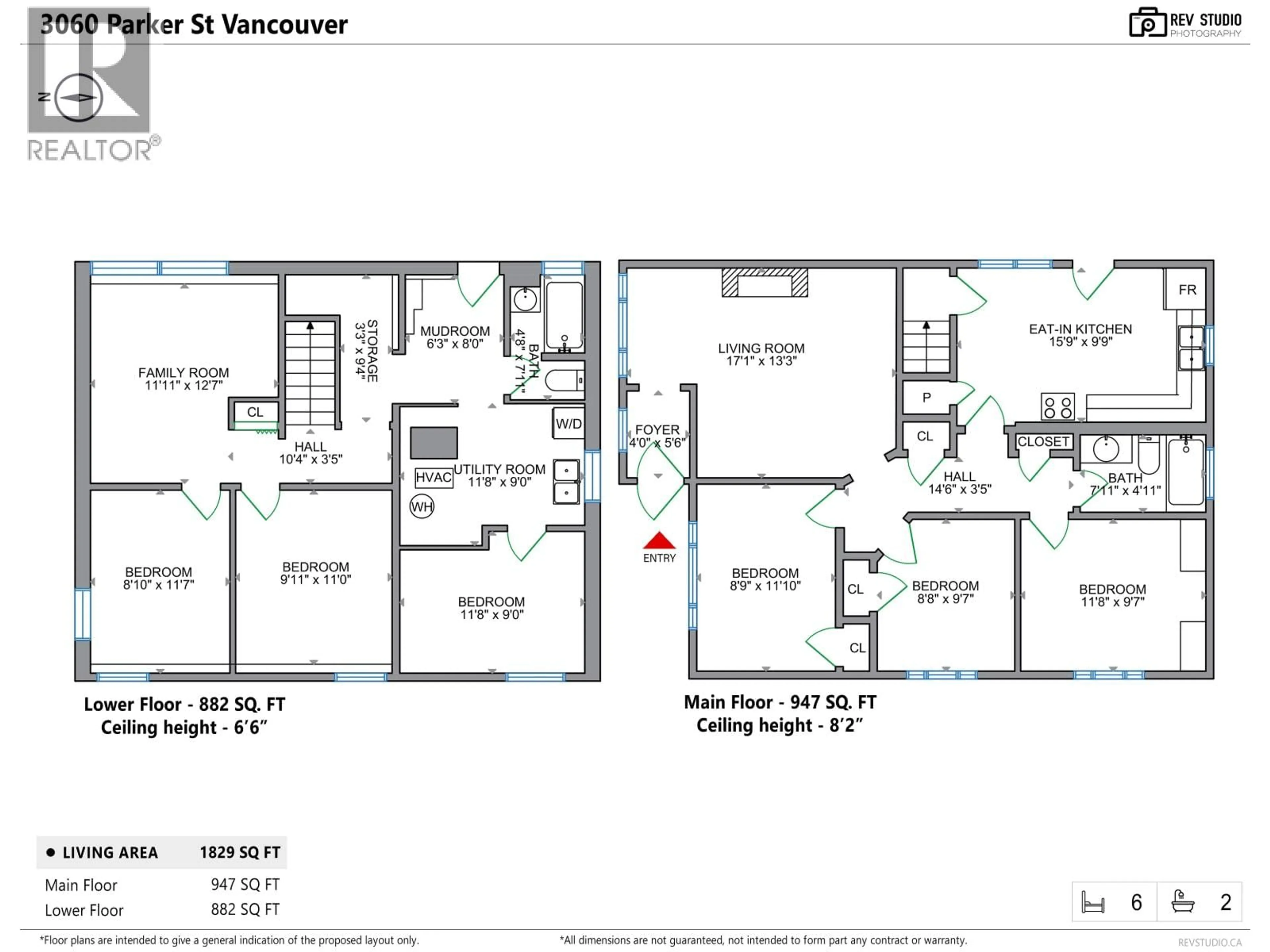 Floor plan for 3060 PARKER STREET, Vancouver British Columbia V5K2V3