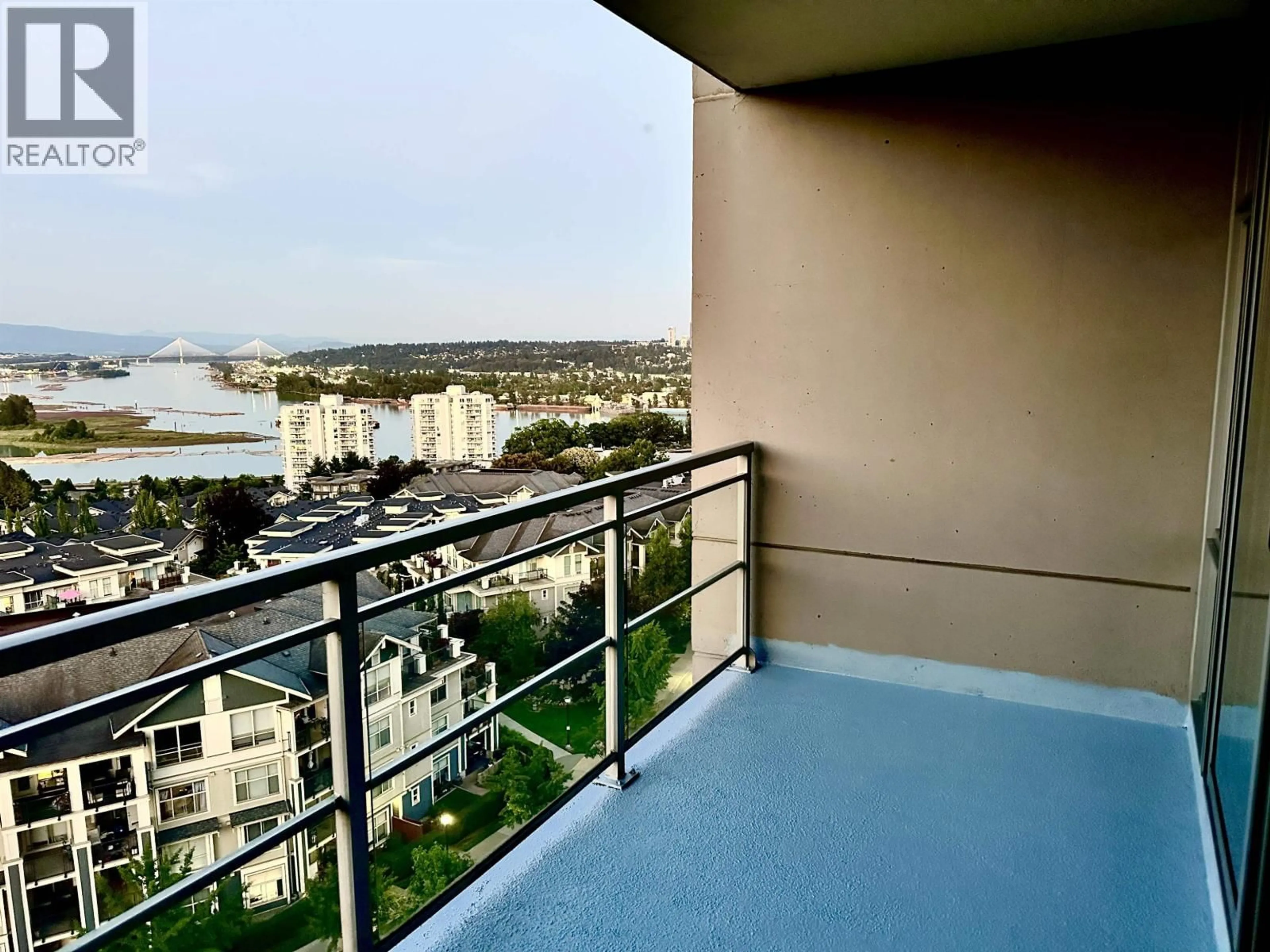 Balcony in the apartment, water/lake/river/ocean view for 1103 - 280 ROSS DRIVE, New Westminster British Columbia V3L0C2