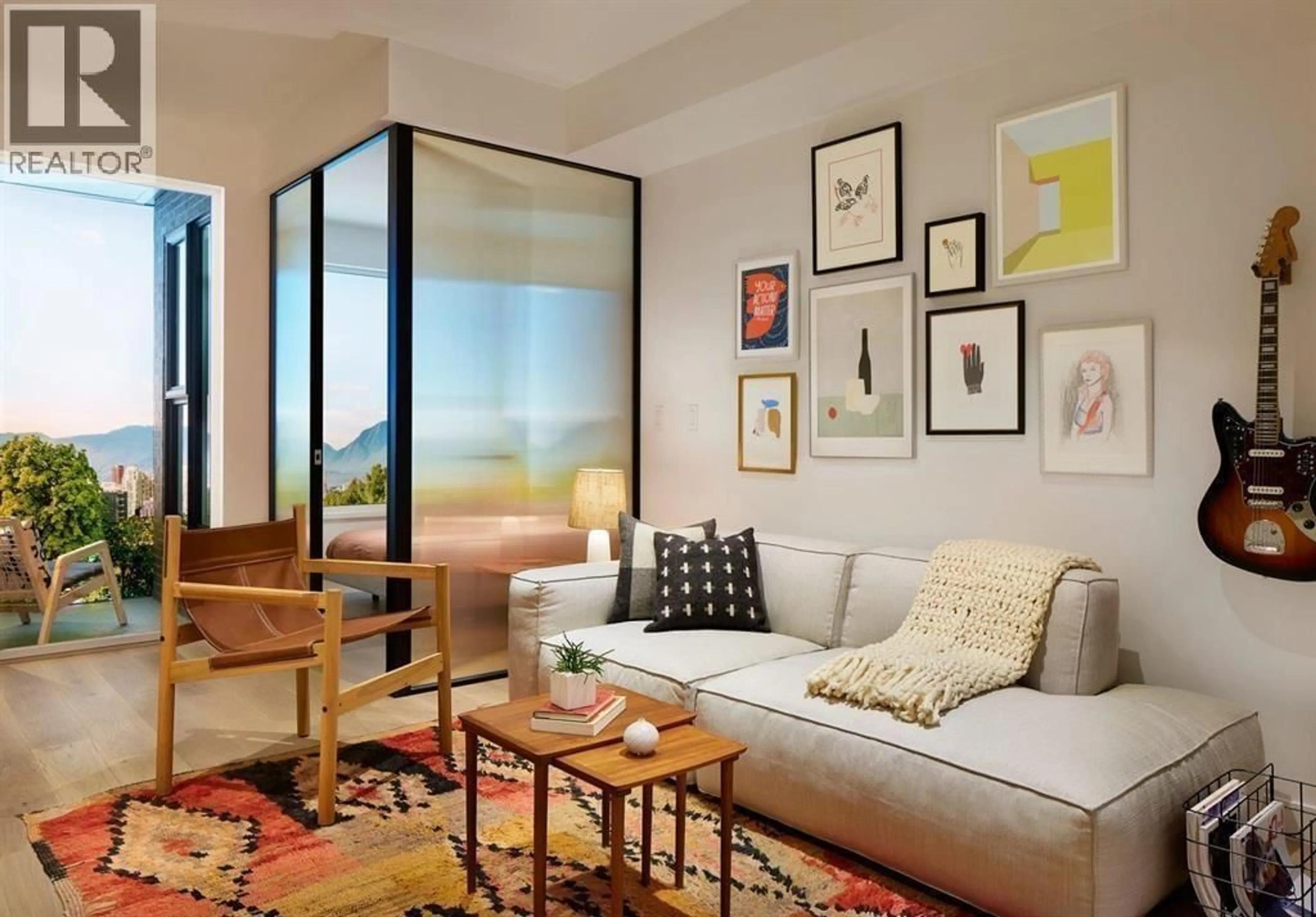 Living room with furniture, unknown for 323 - 471 BROADWAY STREET, Vancouver British Columbia V5T1W9