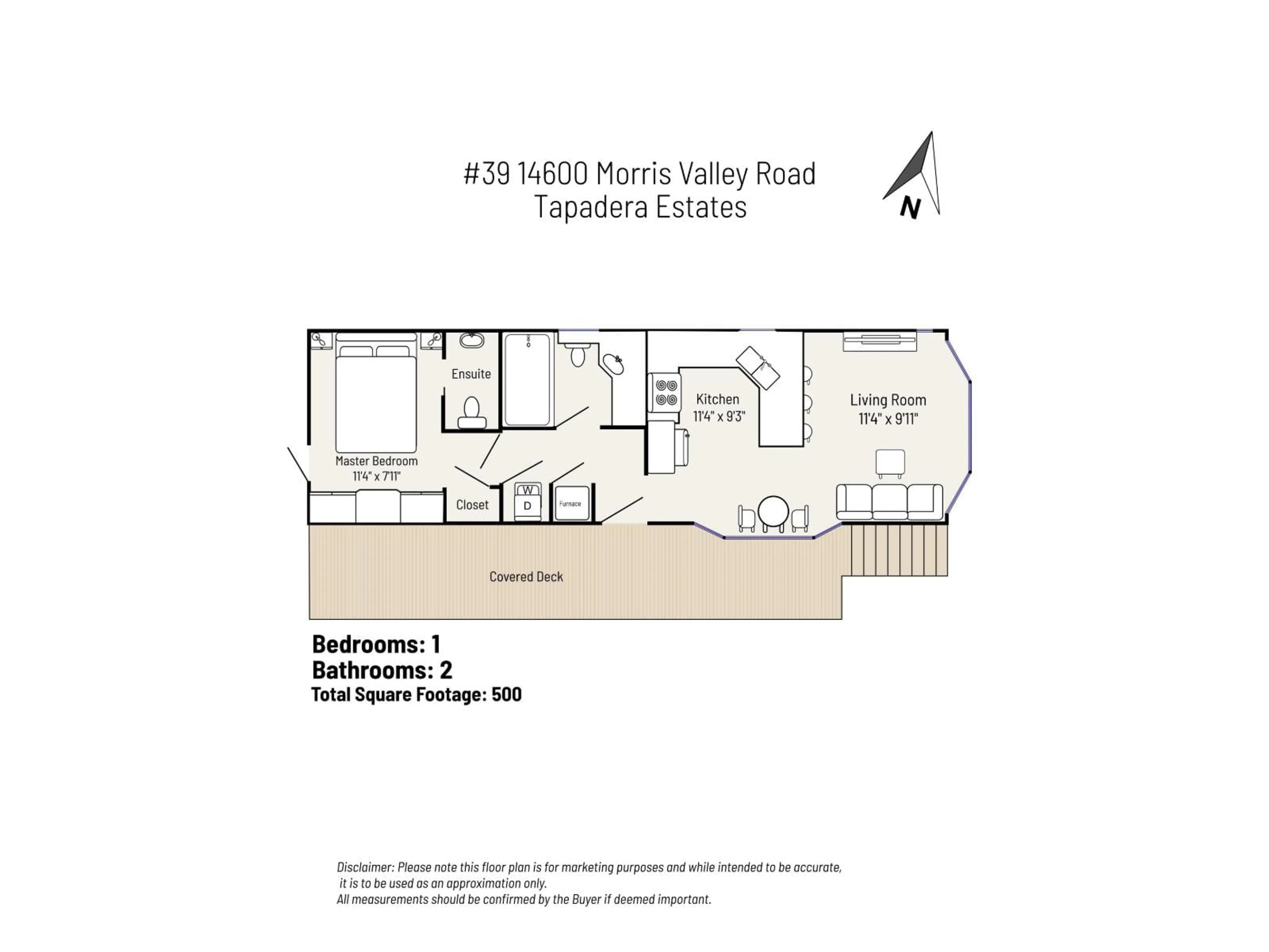 Floor plan for 39 - 14600 MORRIS VALLEY, Mission British Columbia V0M1A1