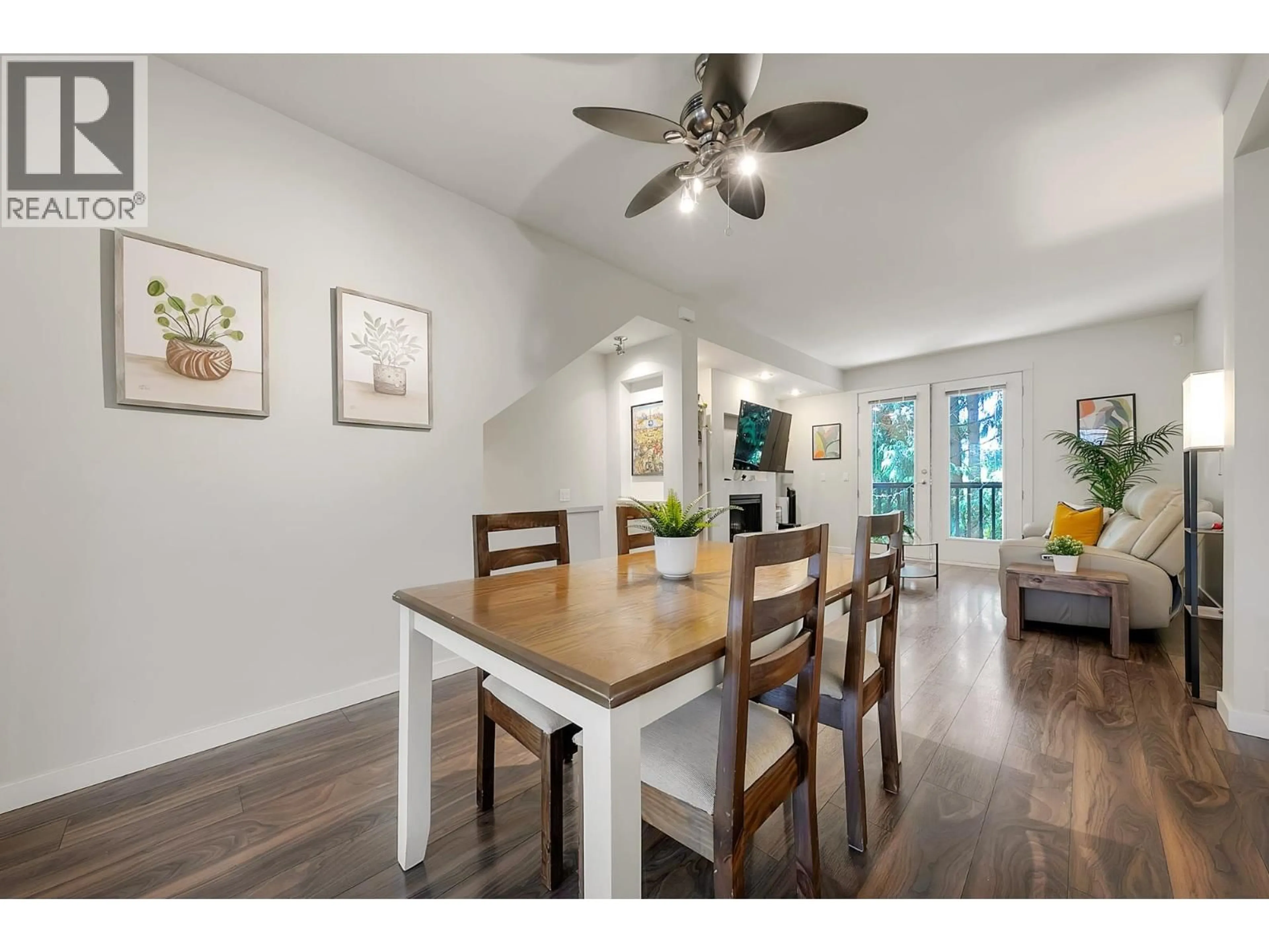 Dining room, wood/laminate floor for 82 - 688 EDGAR AVENUE, Coquitlam British Columbia V3K0A5