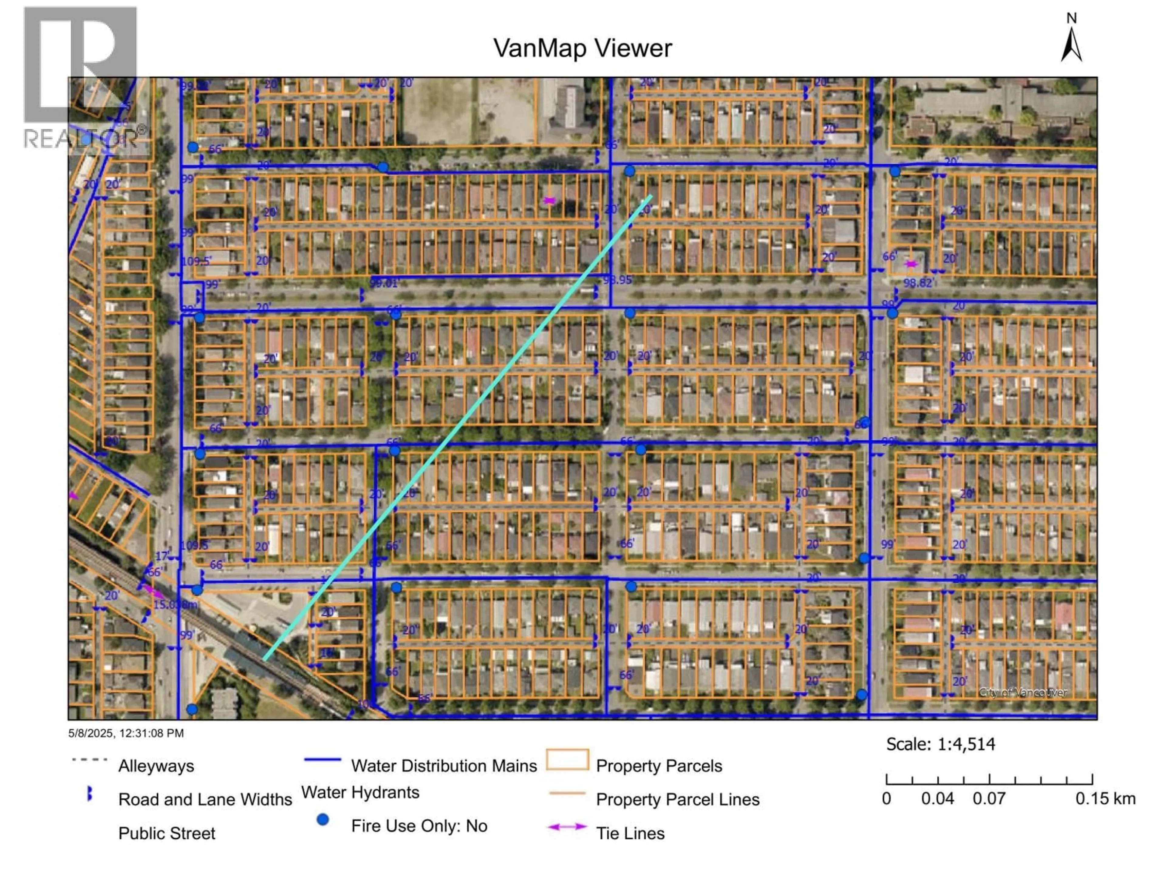 Picture of a map for 2610 21ST AVENUE, Vancouver British Columbia V5M2W1