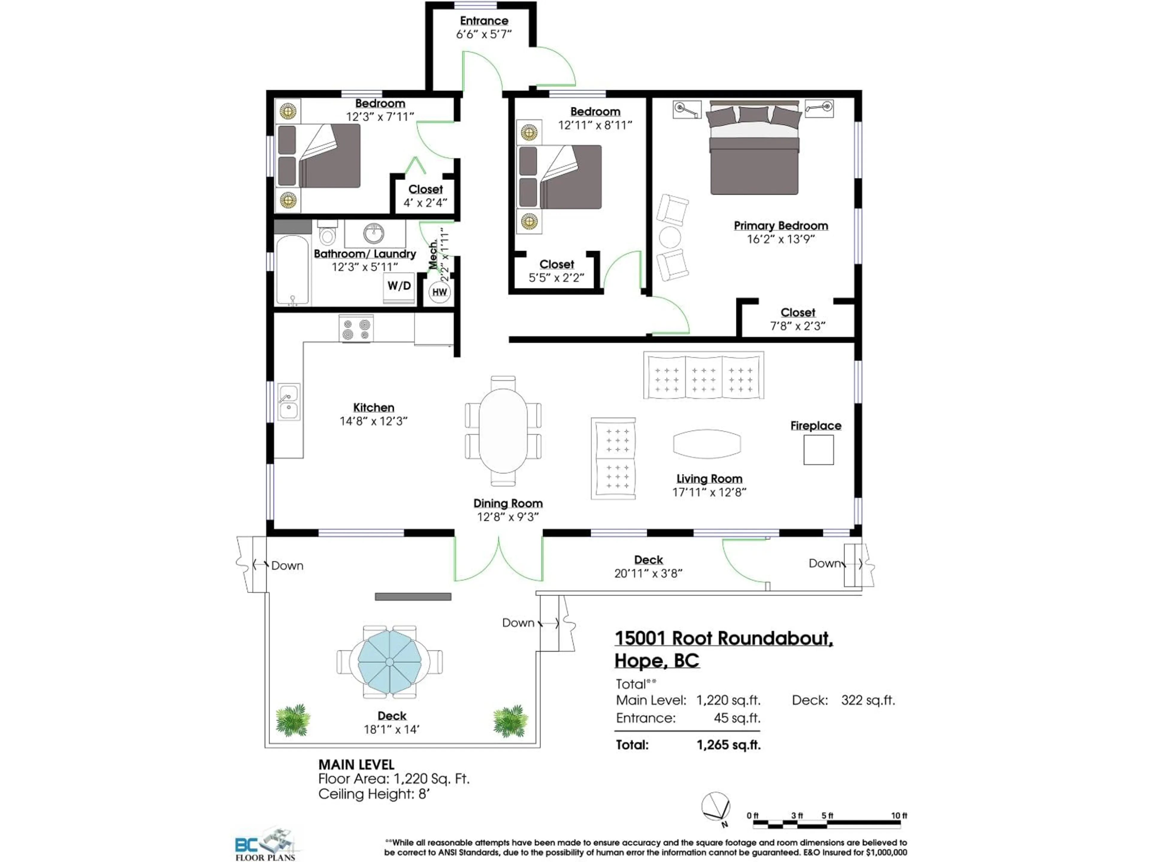 Floor plan for 15001 ROOT ROUNDABOUT ROAD, Sunshine Valley British Columbia V0X1L5