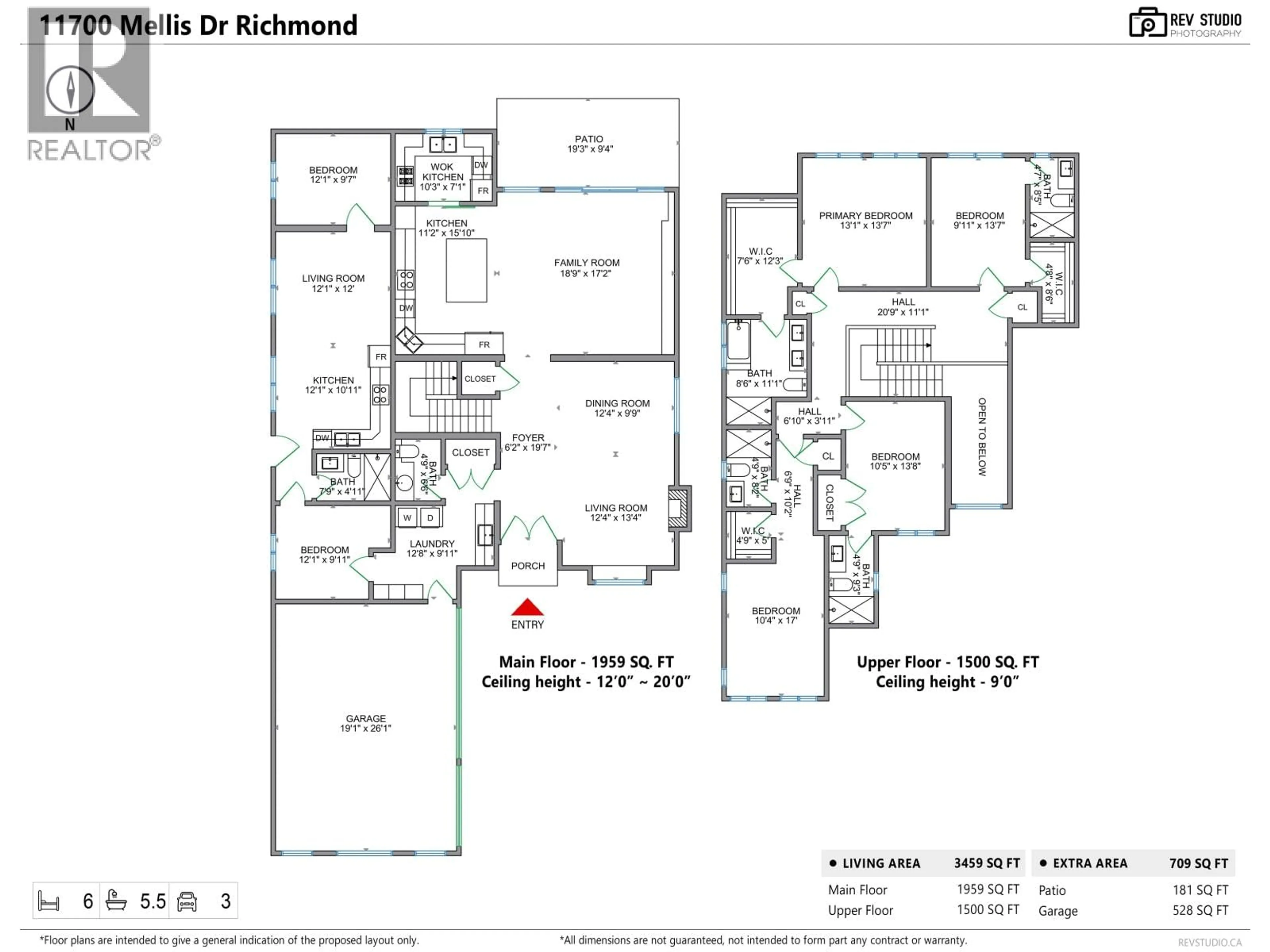 Floor plan for 11700 MELLIS DRIVE, Richmond British Columbia V6X1M1