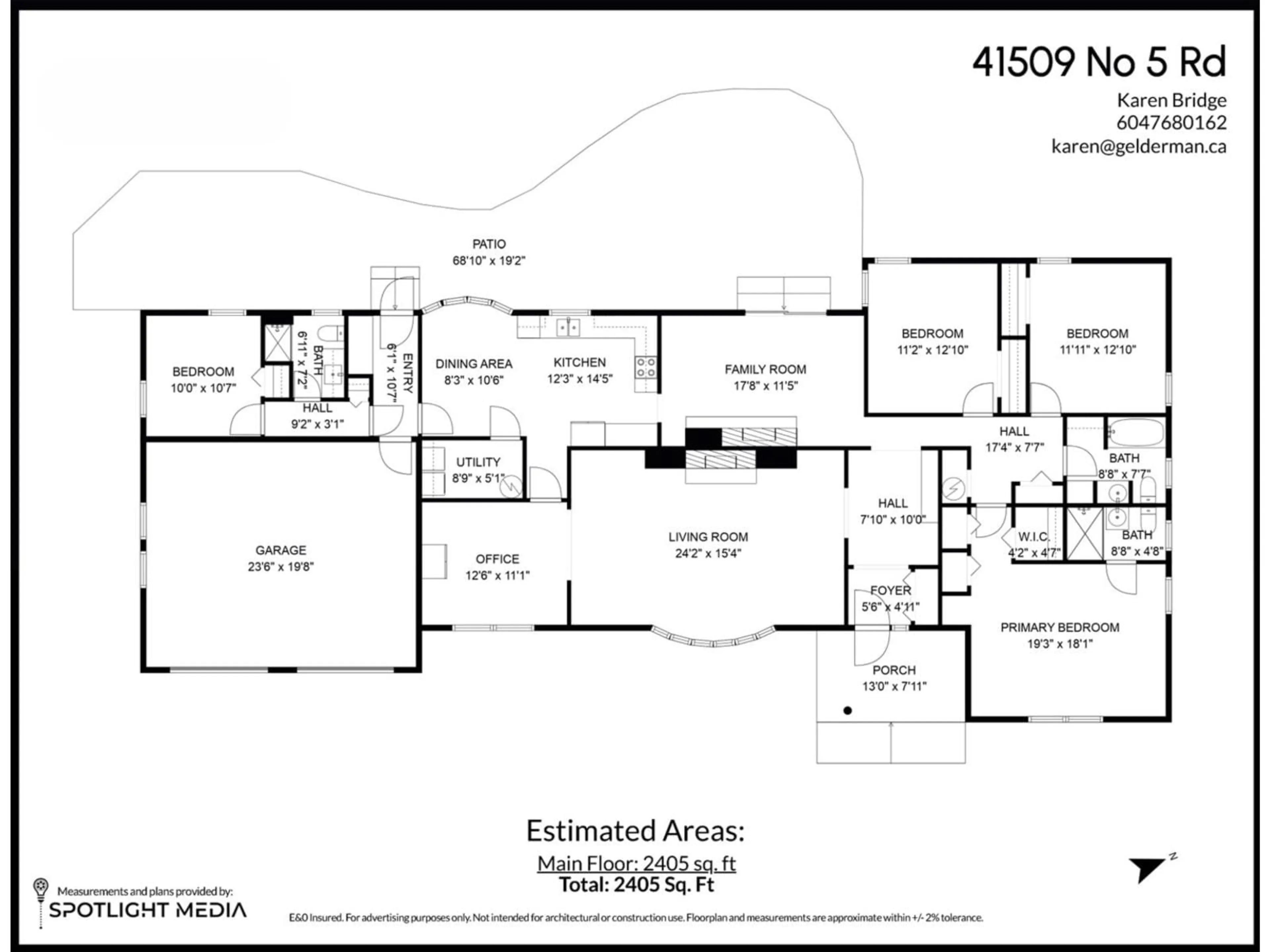 Floor plan for 41509 NO. 5 ROAD, Chilliwack British Columbia V2R5J7