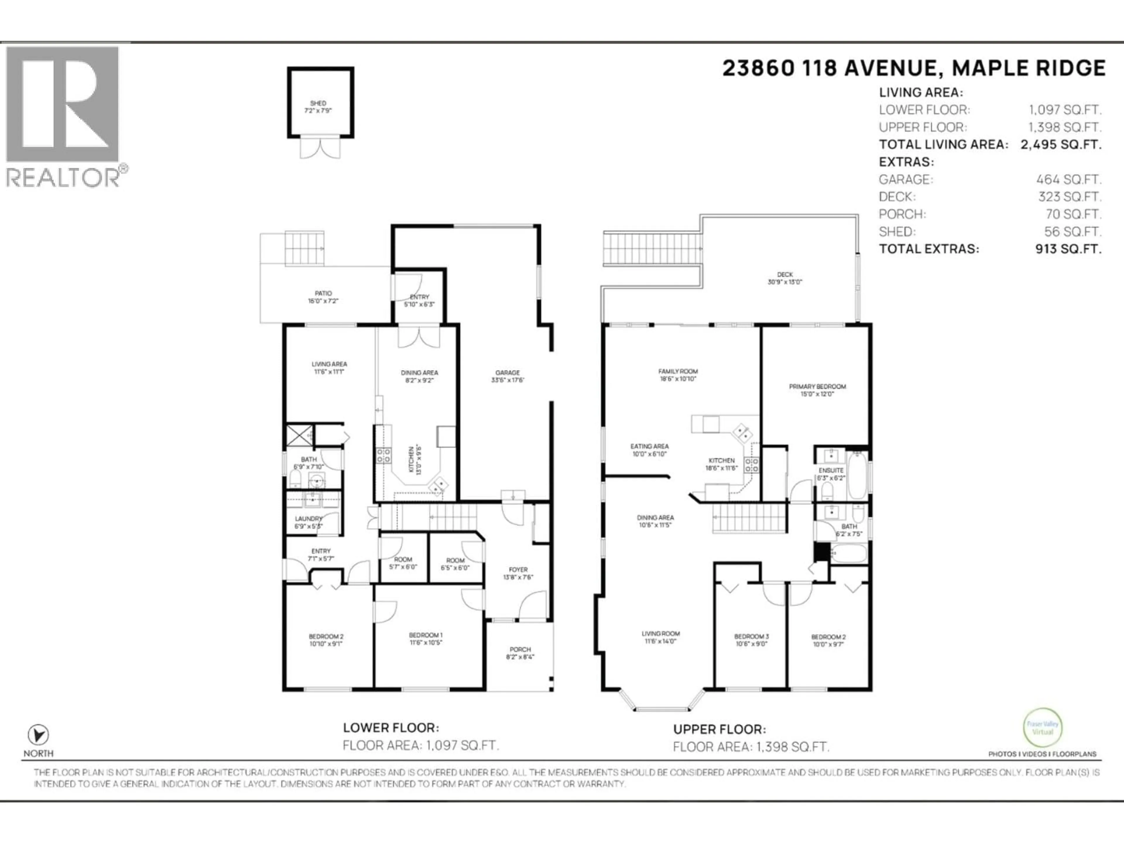 Floor plan for 23860 118 AVENUE, Maple Ridge British Columbia V4R1Y9