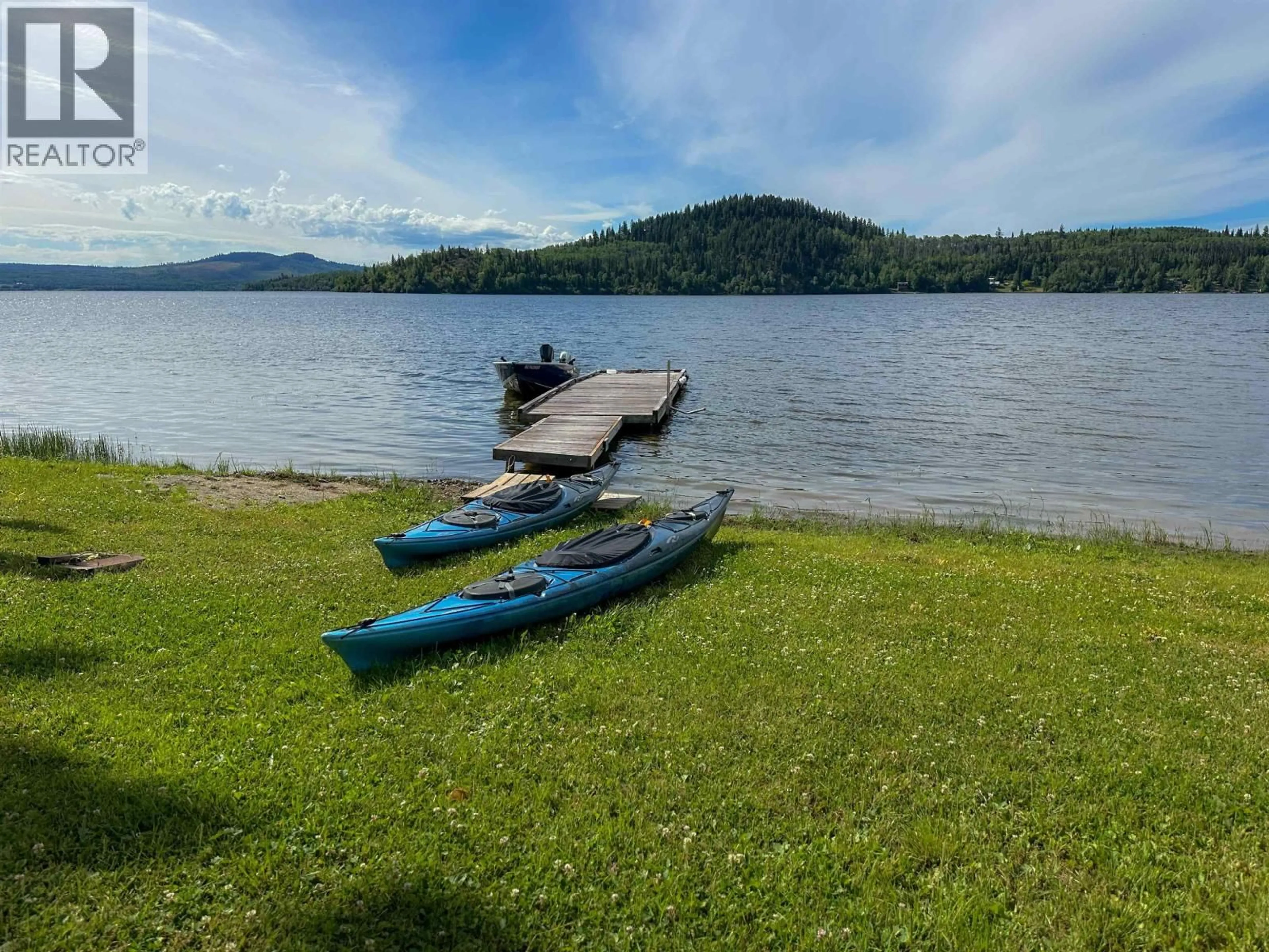 A pic from outside/outdoor area/front of a property/back of a property/a pic from drone, water/lake/river/ocean view for 5965 MCKENZIE ROAD, Fraser Lake British Columbia V0J1S0