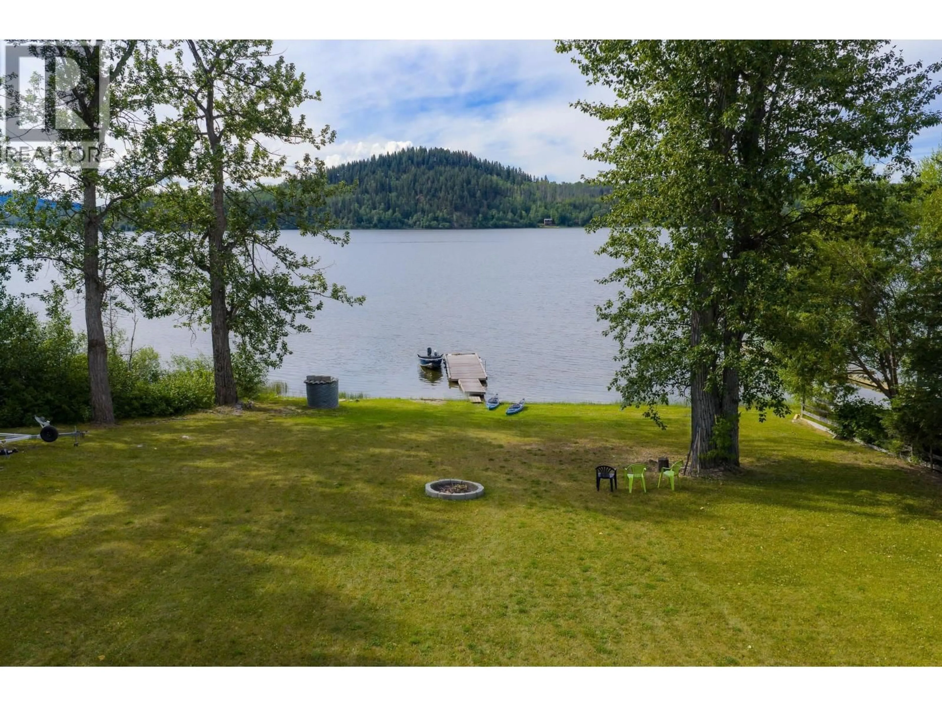 A pic from outside/outdoor area/front of a property/back of a property/a pic from drone, water/lake/river/ocean view for 5965 MCKENZIE ROAD, Fraser Lake British Columbia V0J1S0