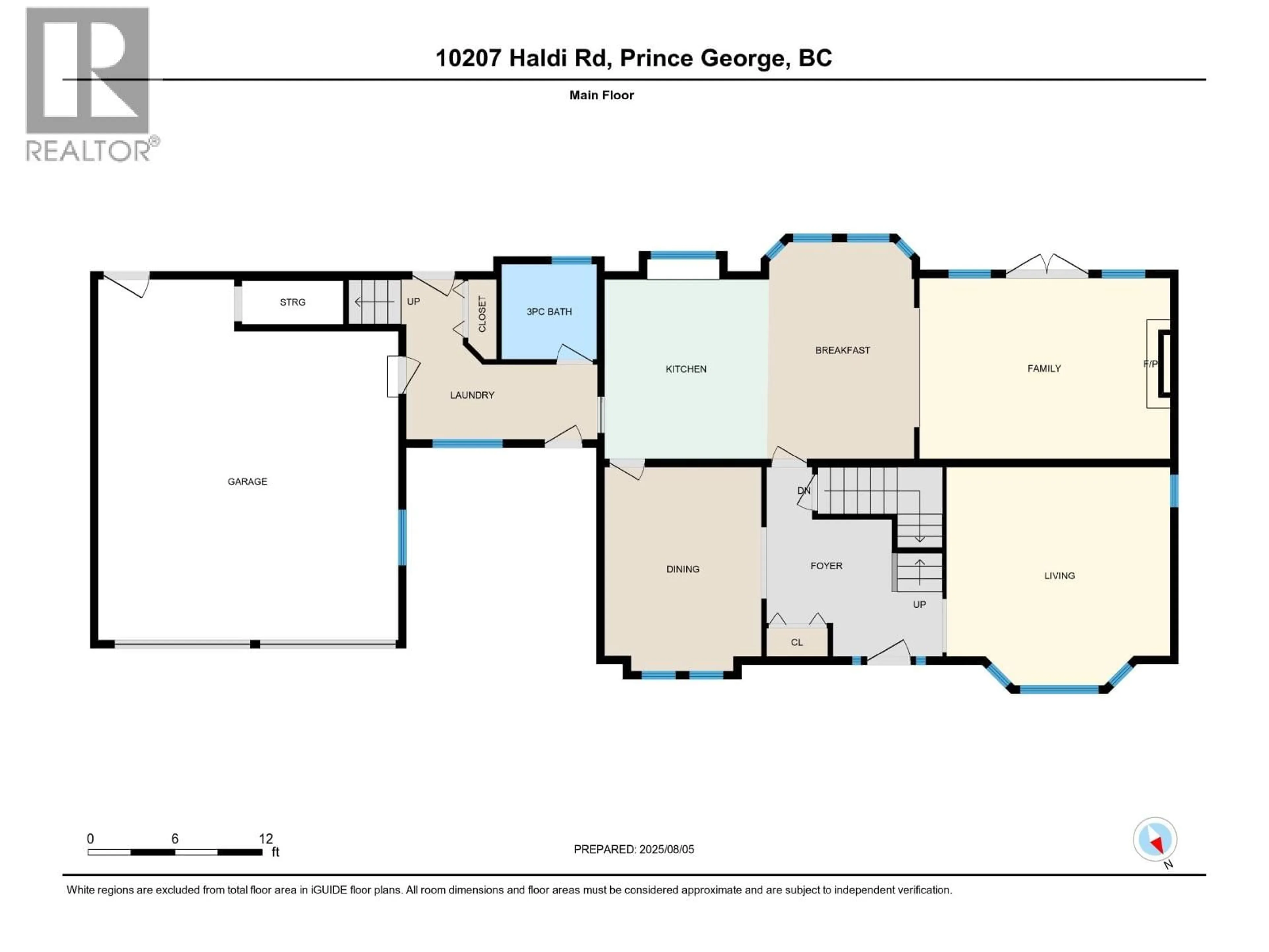 Floor plan for 10207 HALDI ROAD, Prince George British Columbia V2N6J5