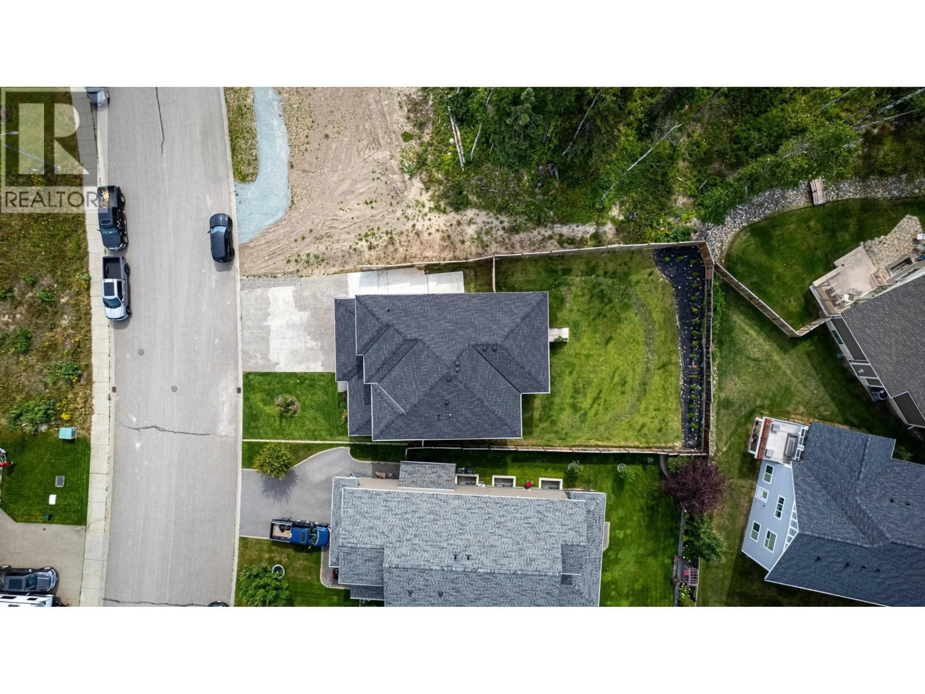 A pic from outside/outdoor area/front of a property/back of a property/a pic from drone, street for 2671 CHANCELLOR BOULEVARD, Prince George British Columbia V2N0E6