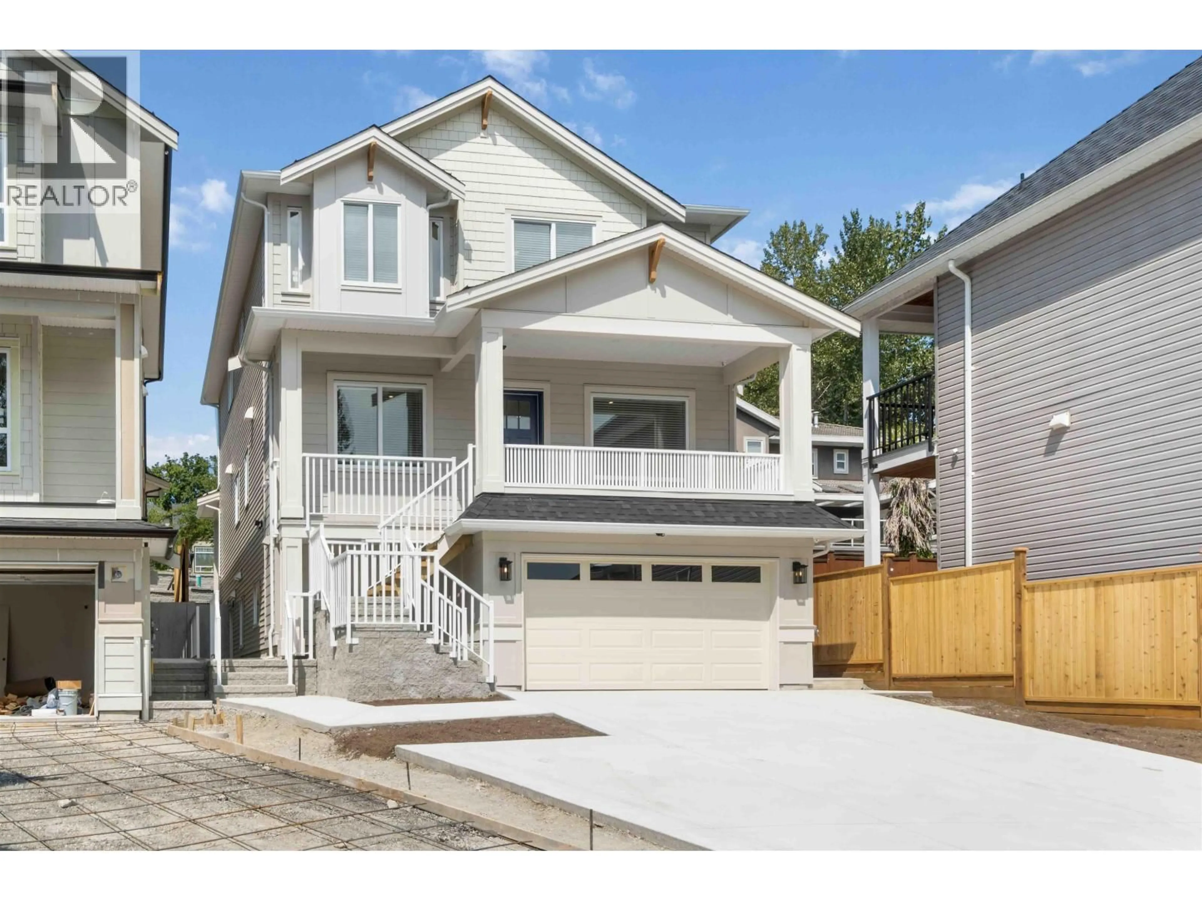 Home with vinyl exterior material, street for 3456C DARWIN AVENUE, Coquitlam British Columbia V3B3H6