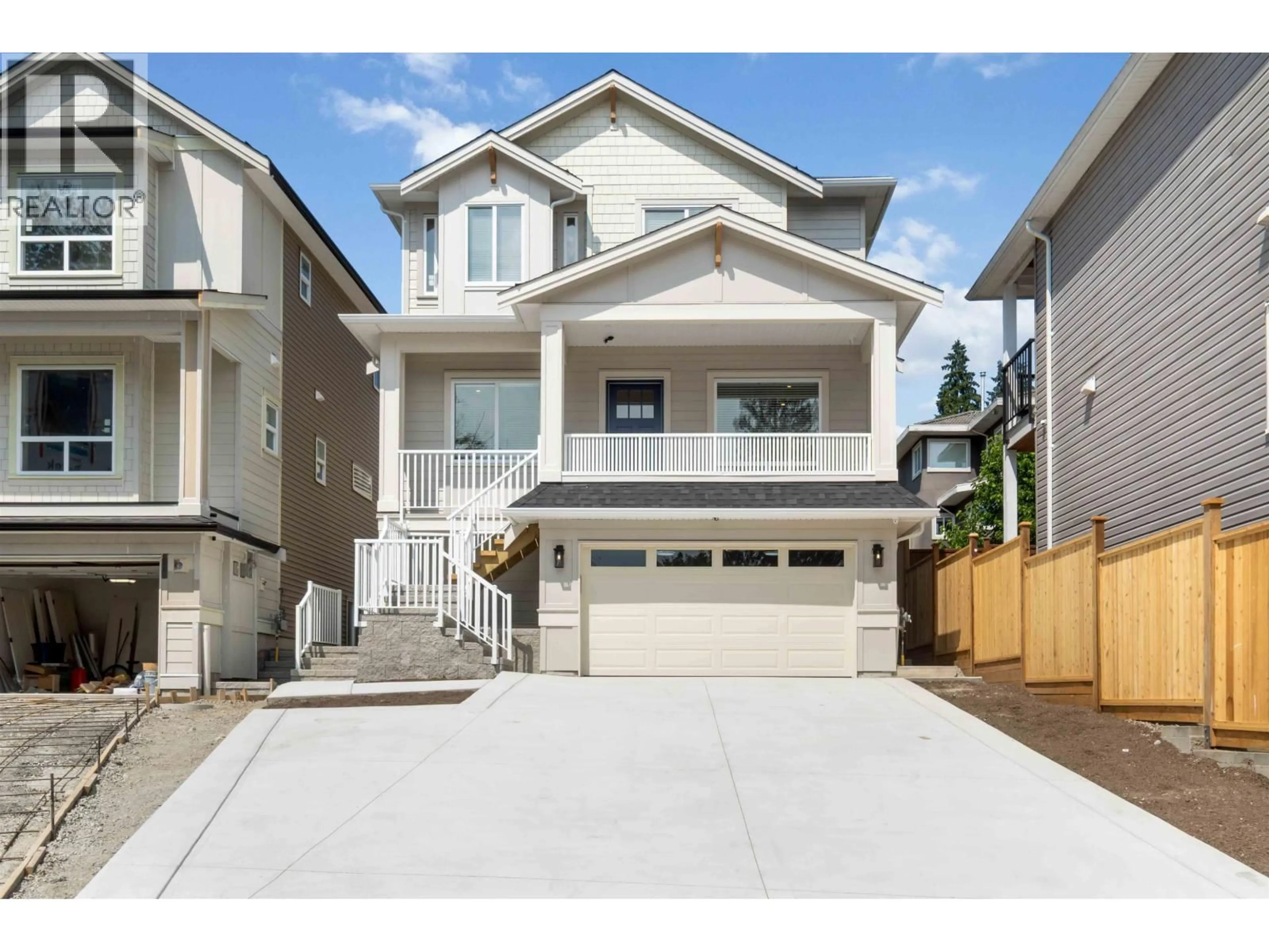 Home with vinyl exterior material, street for 3456C DARWIN AVENUE, Coquitlam British Columbia V3B3H6