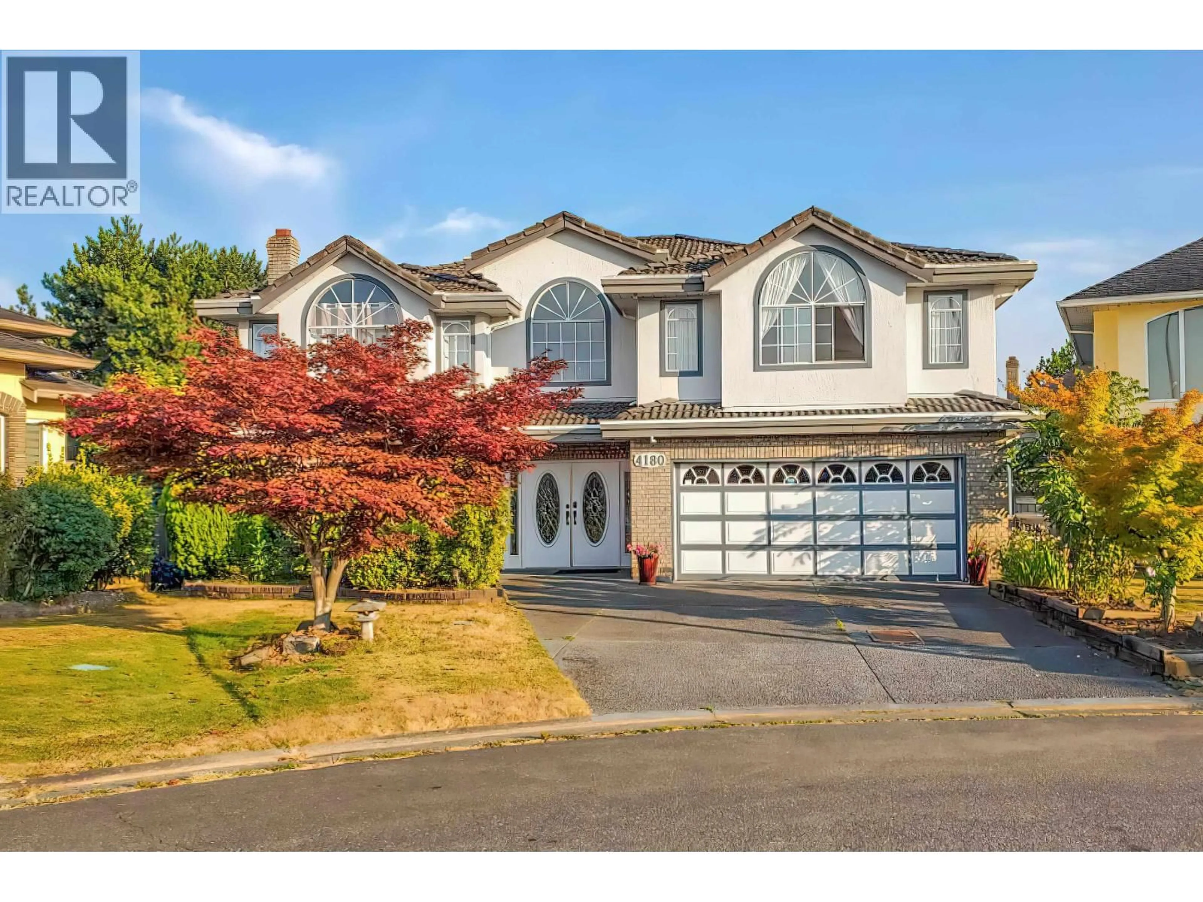 Home with vinyl exterior material, street for 4180 BRYSON CRESCENT, Richmond British Columbia V6X3S5