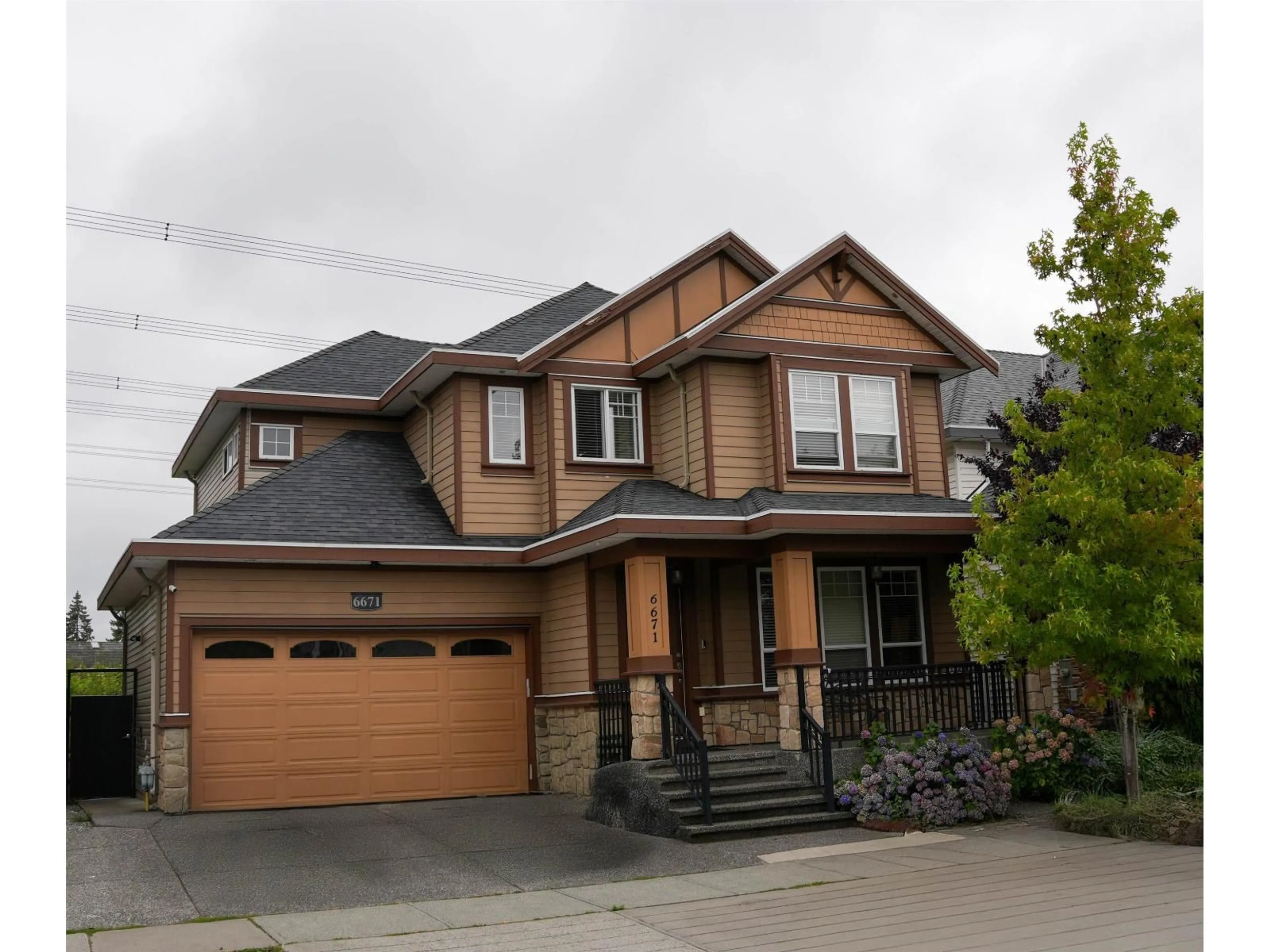 Home with brick exterior material, street for 6671 125A, Surrey British Columbia V3W1V7