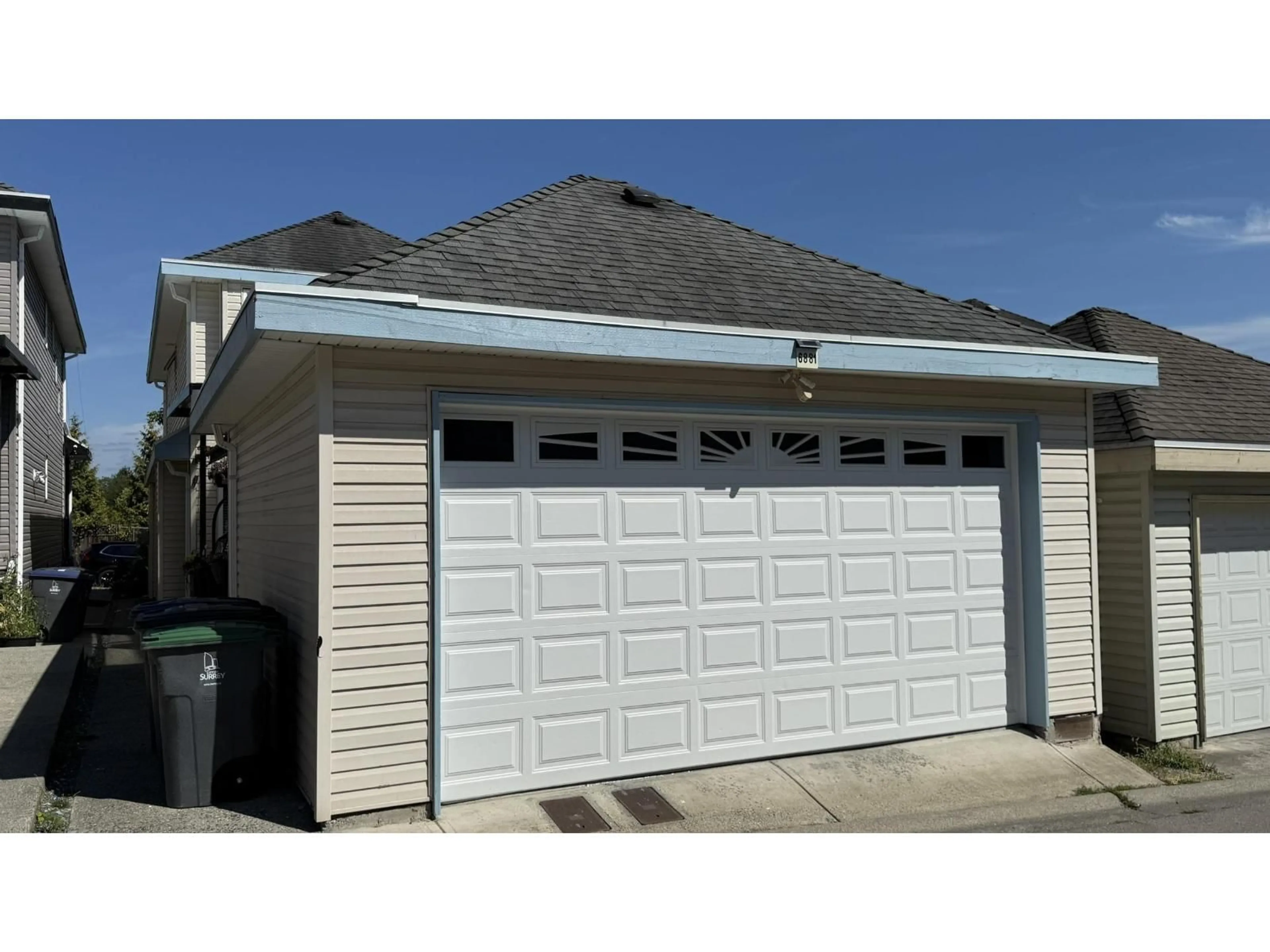 Home with vinyl exterior material, street for 6881 144A, Surrey British Columbia V3S2X8