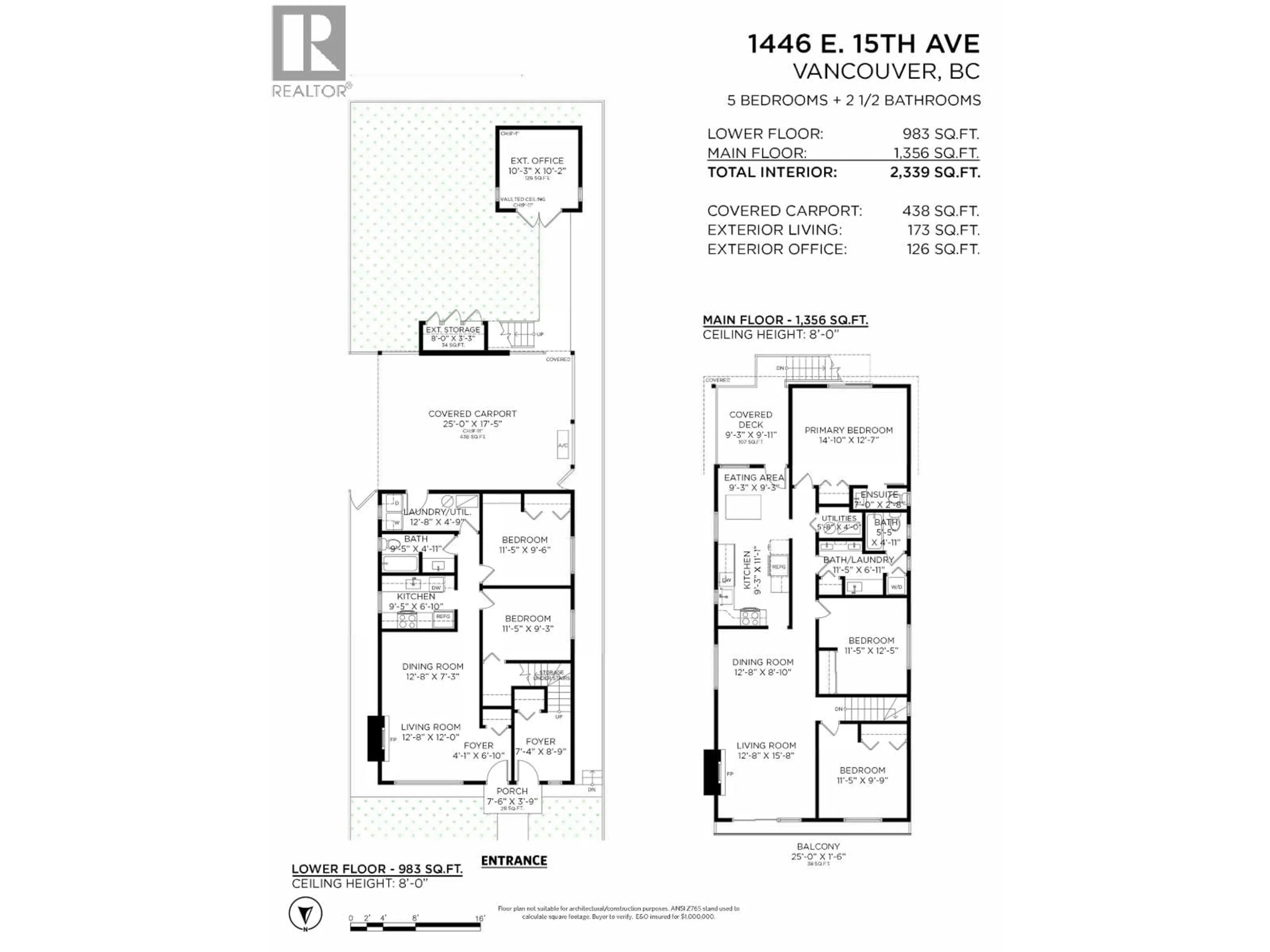 Floor plan for 1446 15TH AVENUE, Vancouver British Columbia V5N2E7