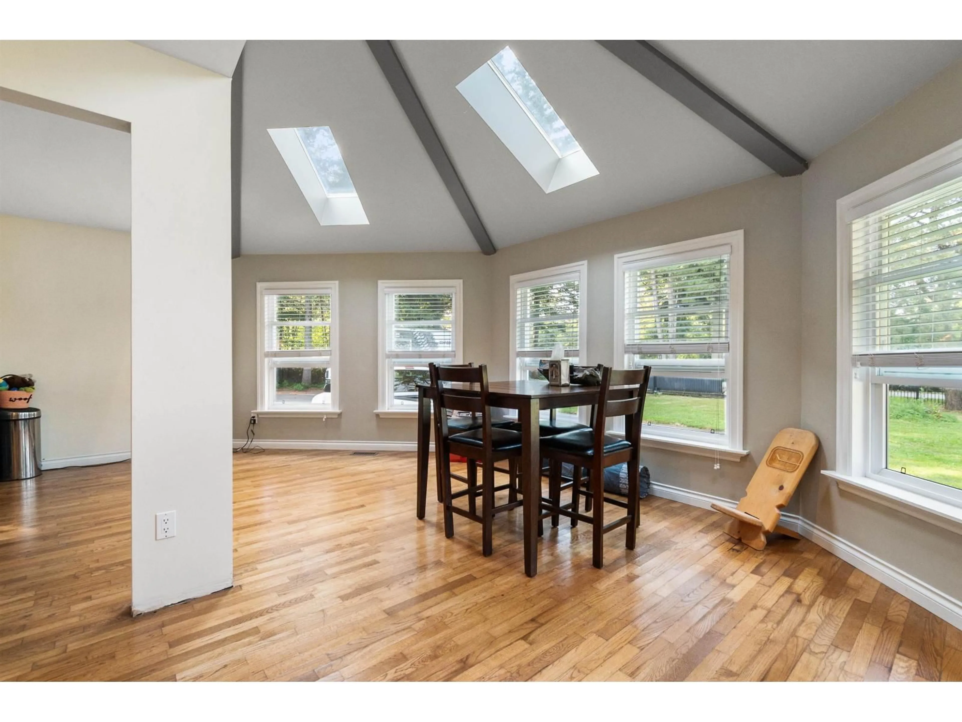 Dining room, wood/laminate floor for 22526 OLD YALE, Langley British Columbia V2Z2V4