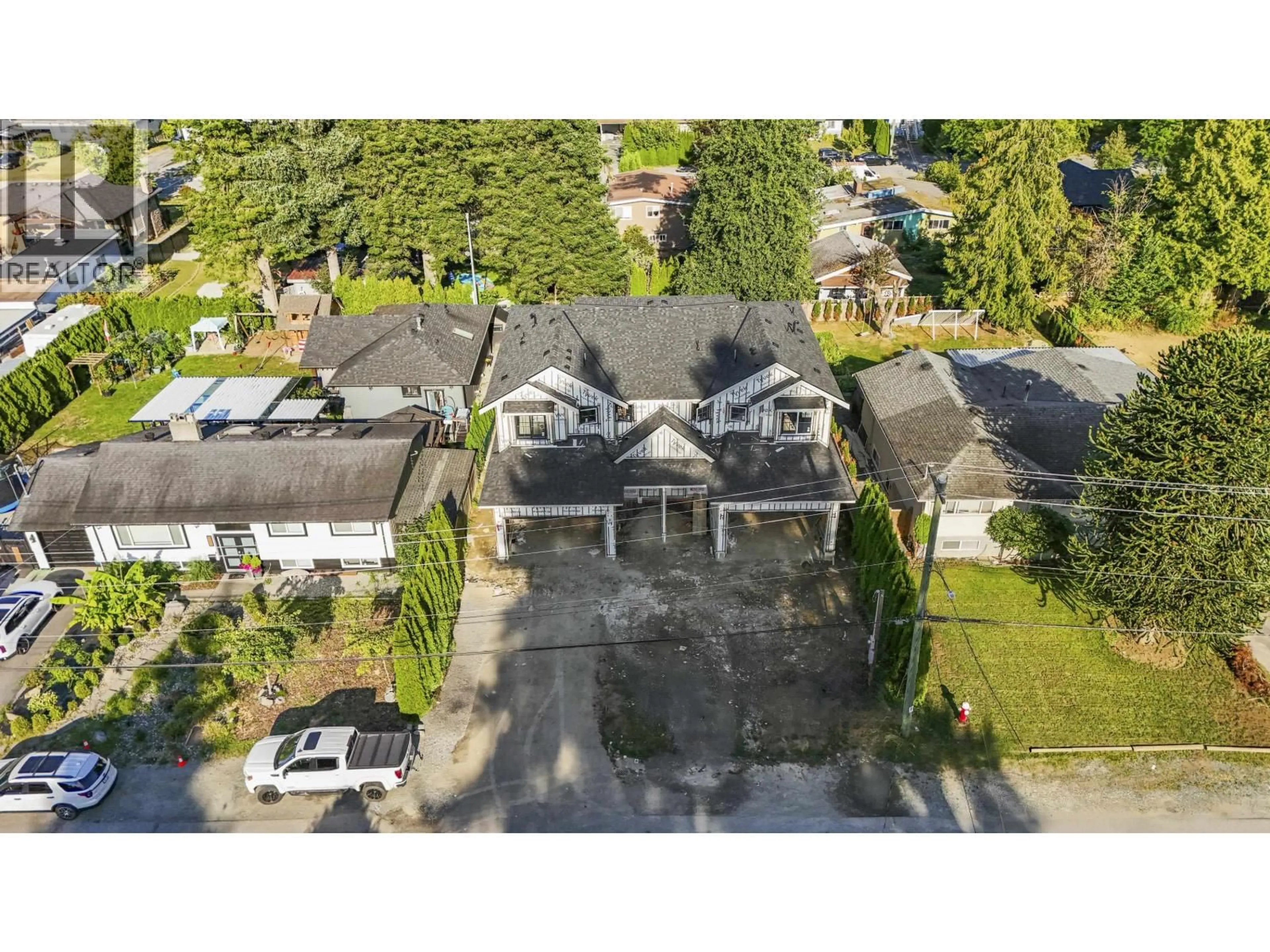 A pic from outside/outdoor area/front of a property/back of a property/a pic from drone, street for A - 12050 YORK STREET, Maple Ridge British Columbia V2X5R9