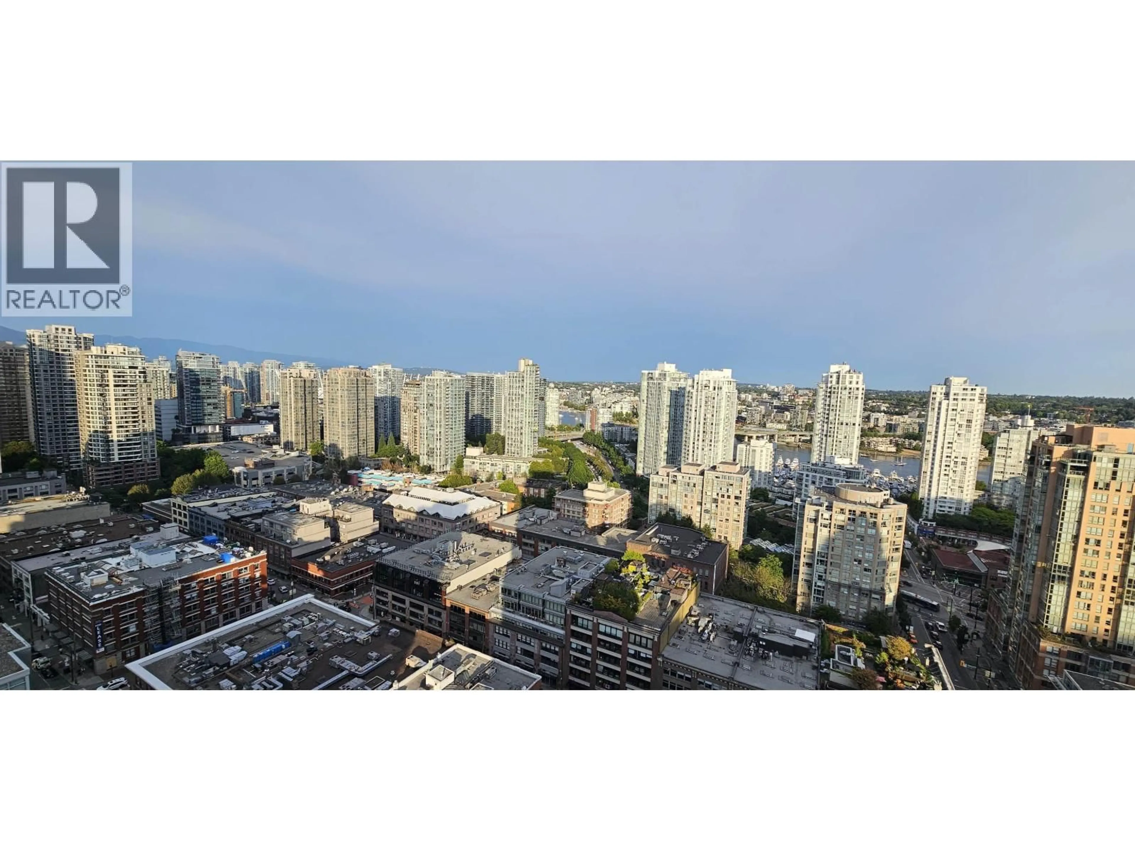 A pic from outside/outdoor area/front of a property/back of a property/a pic from drone, city buildings view from balcony for 2603 - 1155 HOMER STREET, Vancouver British Columbia V6B5T5