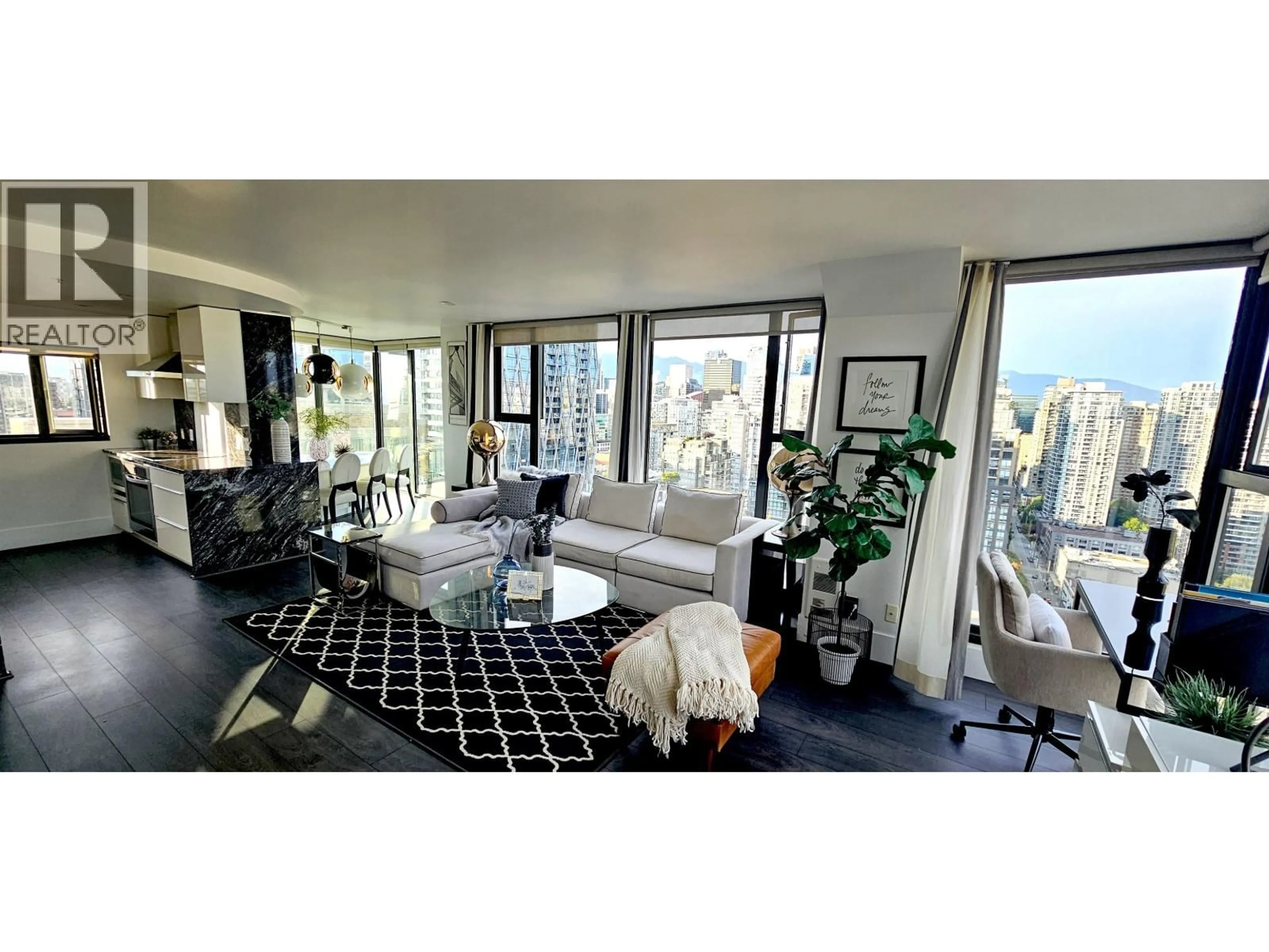 Living room with furniture, unknown for 2603 - 1155 HOMER STREET, Vancouver British Columbia V6B5T5