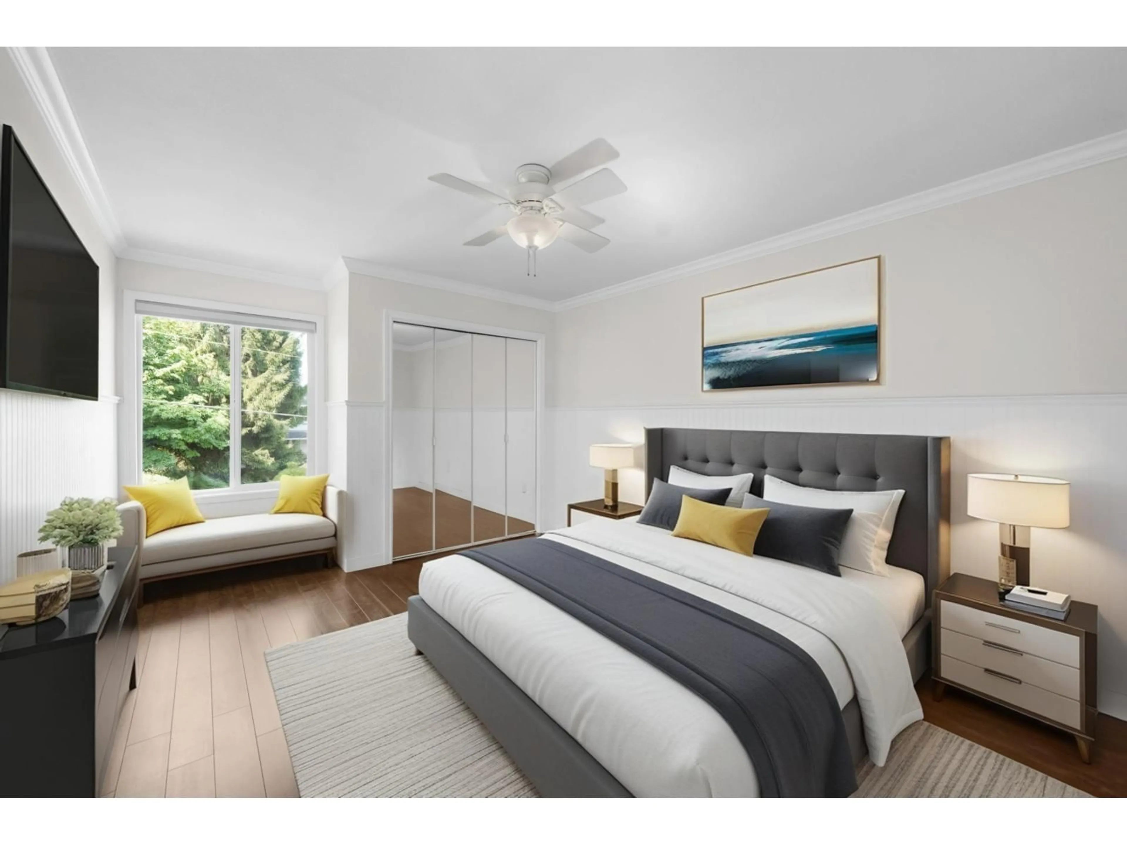 Bedroom with bed, unknown for 15 - 20155 50, Langley British Columbia V3A6R8