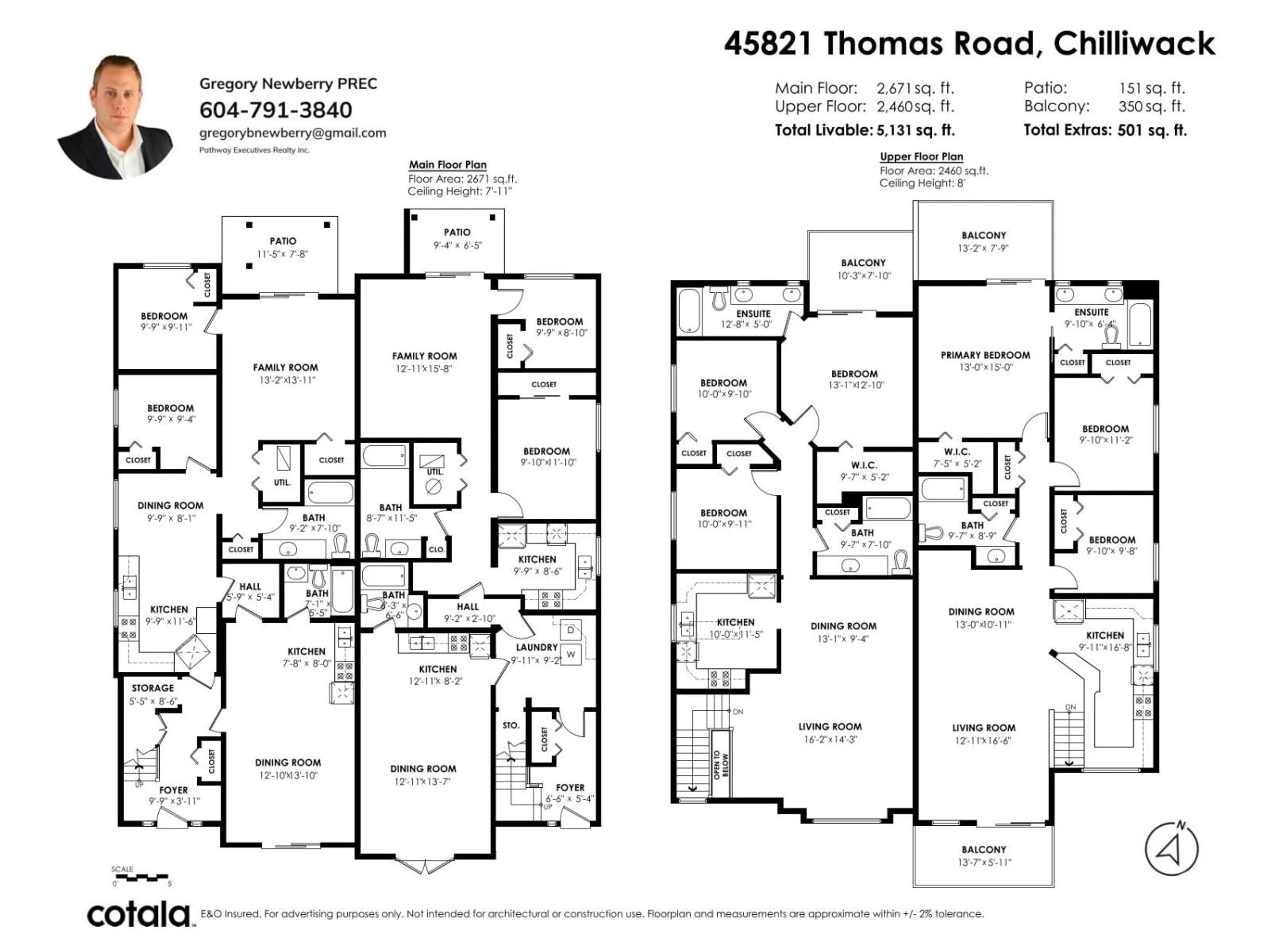 Floor plan for 2 - 45821 THOMAS ROAD, Chilliwack British Columbia V2R1B8