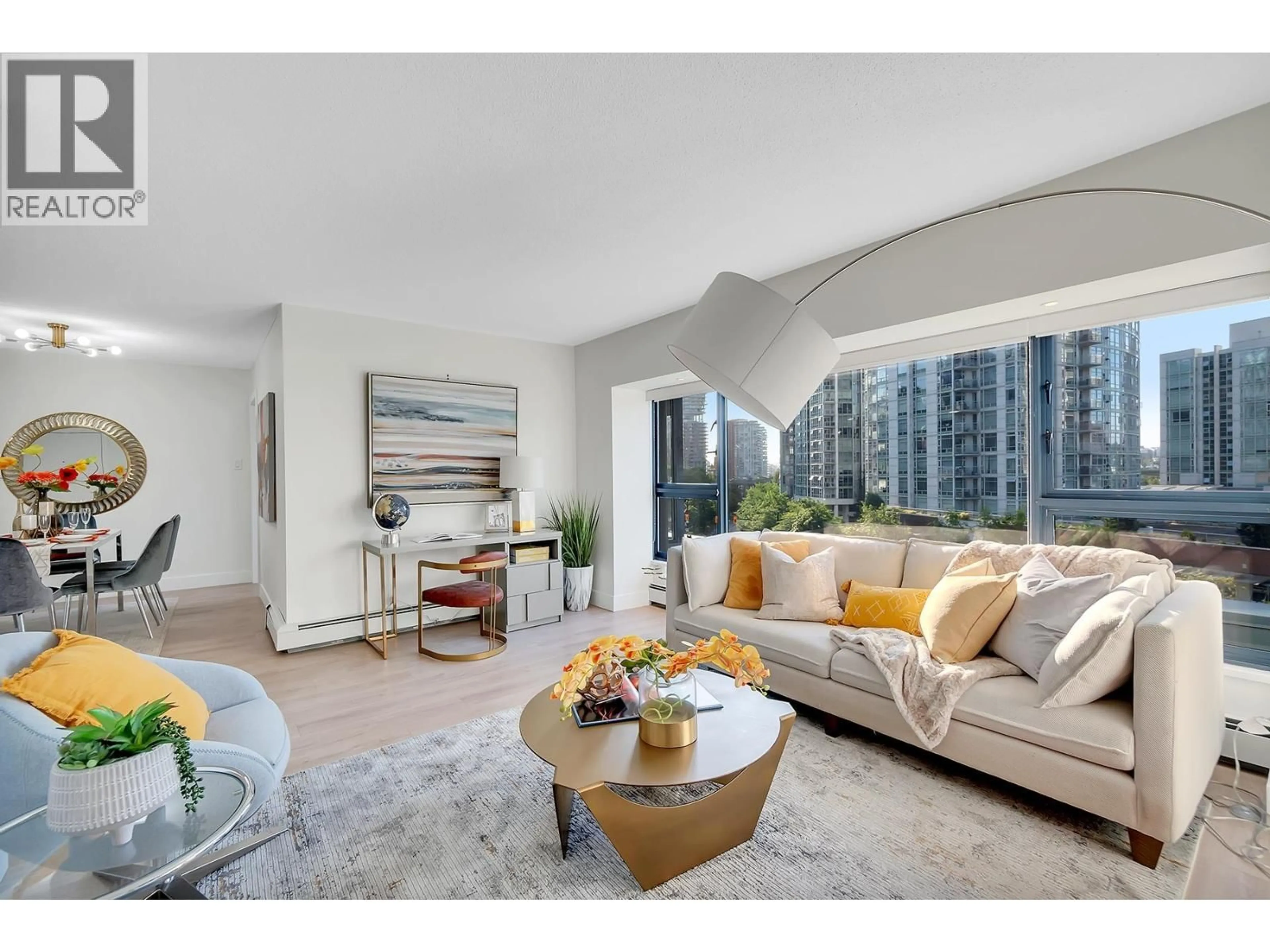 Living room with furniture, unknown for 602 - 1177 PACIFIC BOULEVARD, Vancouver British Columbia V6Z2R8
