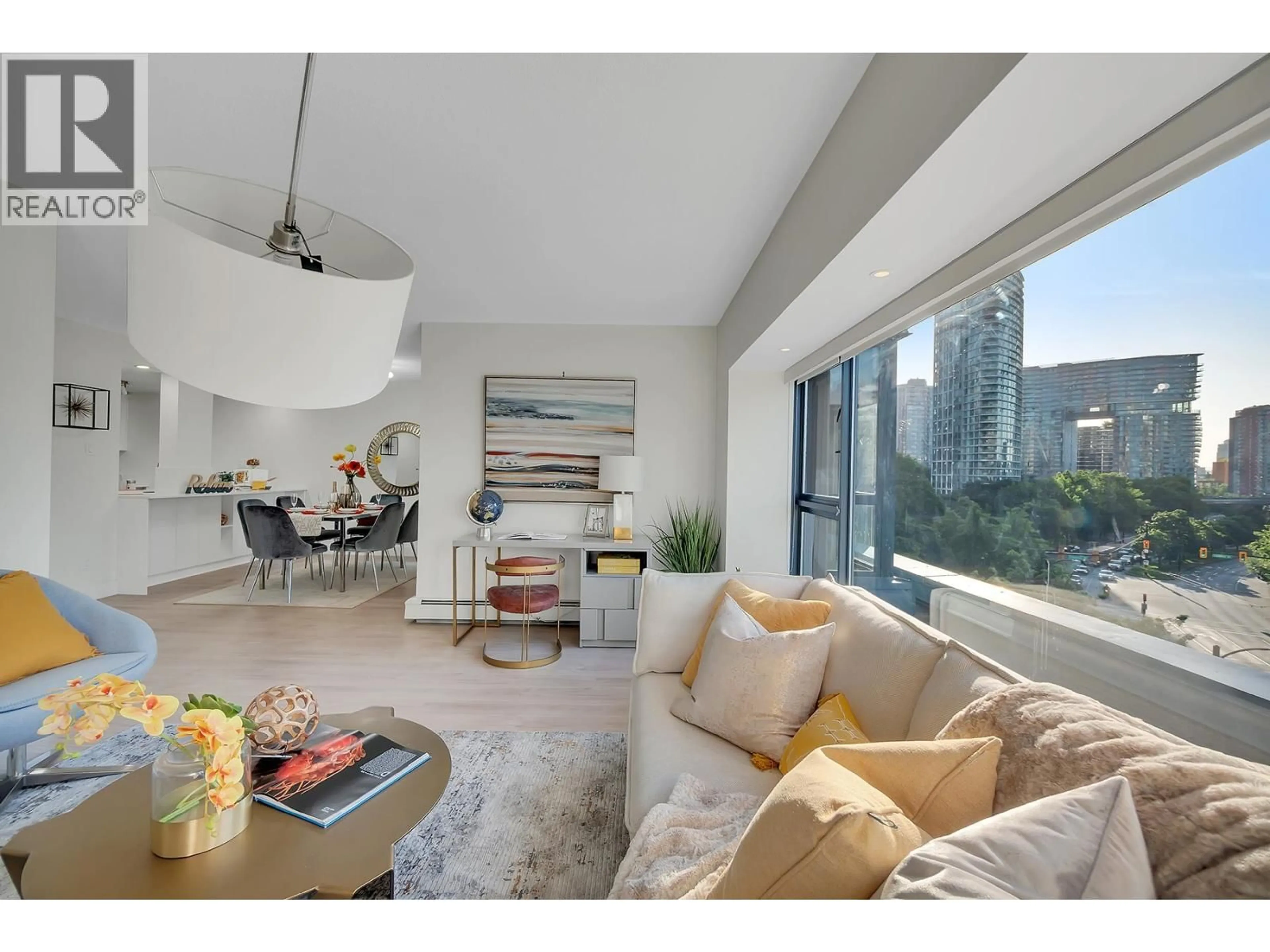 Living room with furniture, unknown for 602 - 1177 PACIFIC BOULEVARD, Vancouver British Columbia V6Z2R8