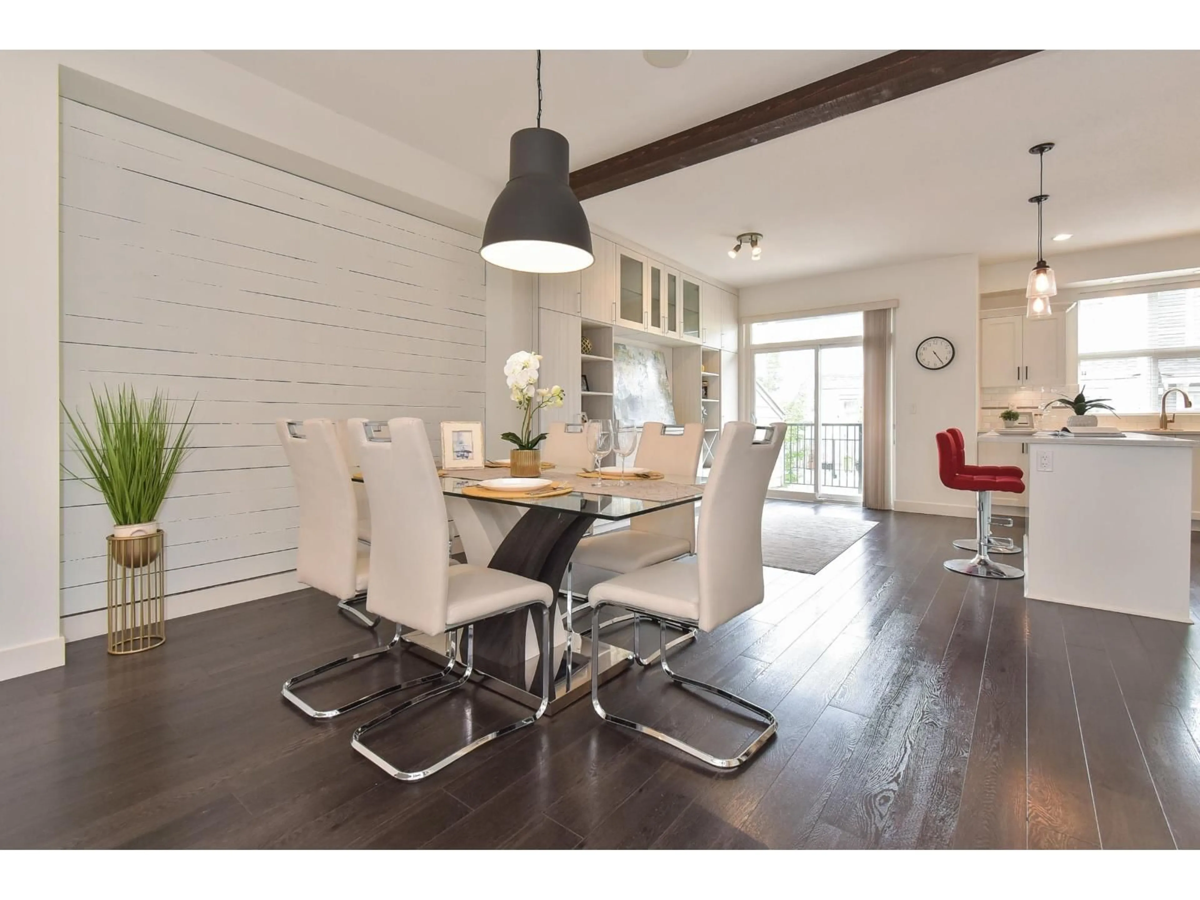 Dining room, wood/laminate floor for 47 - 2469 164, Surrey British Columbia V3S0E2