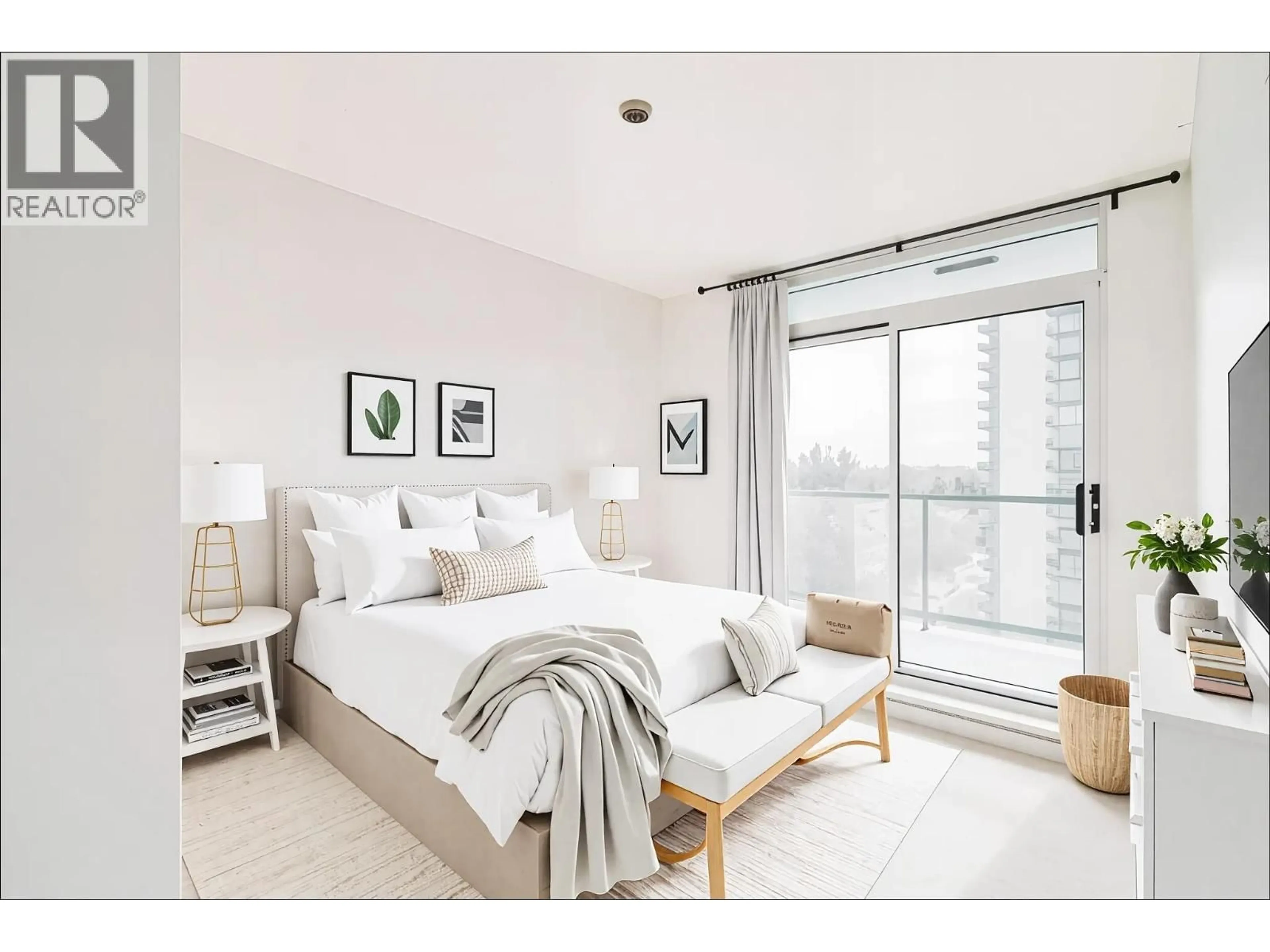 Bedroom with bed, unknown for 906 - 1178 HEFFLEY CRESCENT, Coquitlam British Columbia V3B0A7