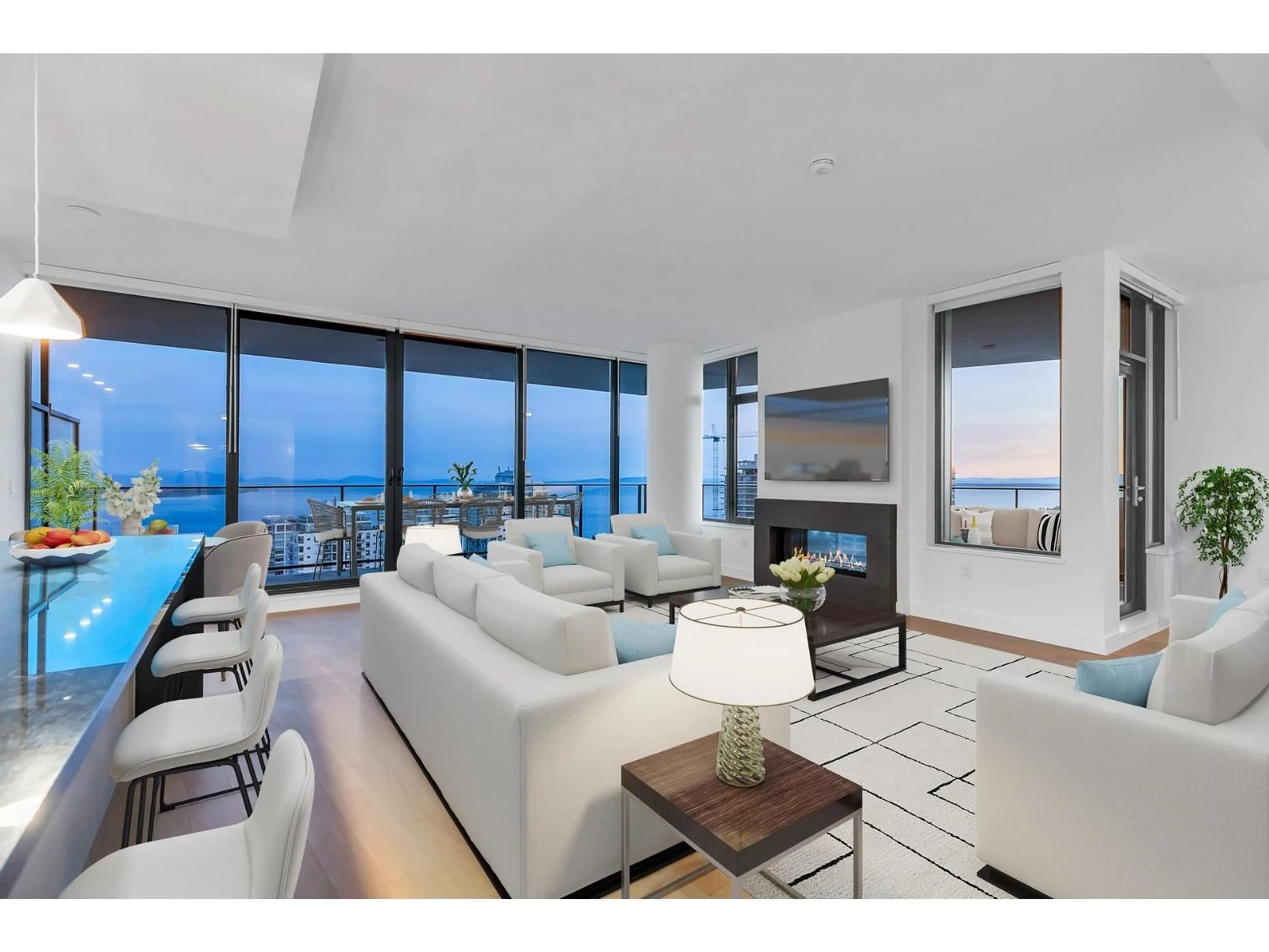 Living room with furniture, unknown for 2205 - 1588 JOHNSTON, White Rock British Columbia V4B0C5