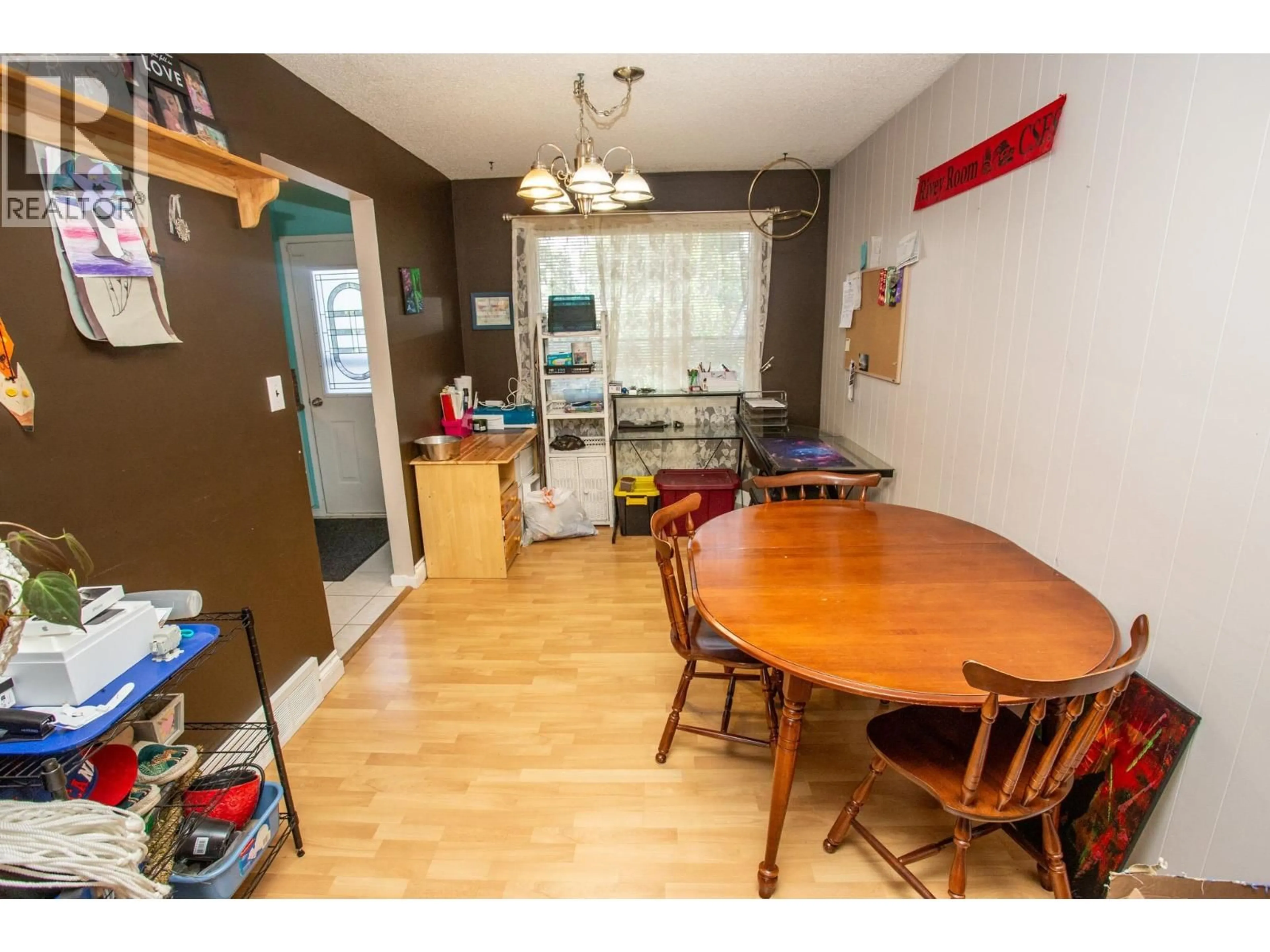 Dining room, wood/laminate floor for 7386 IMPERIAL PLACE, Prince George British Columbia V2N2T9