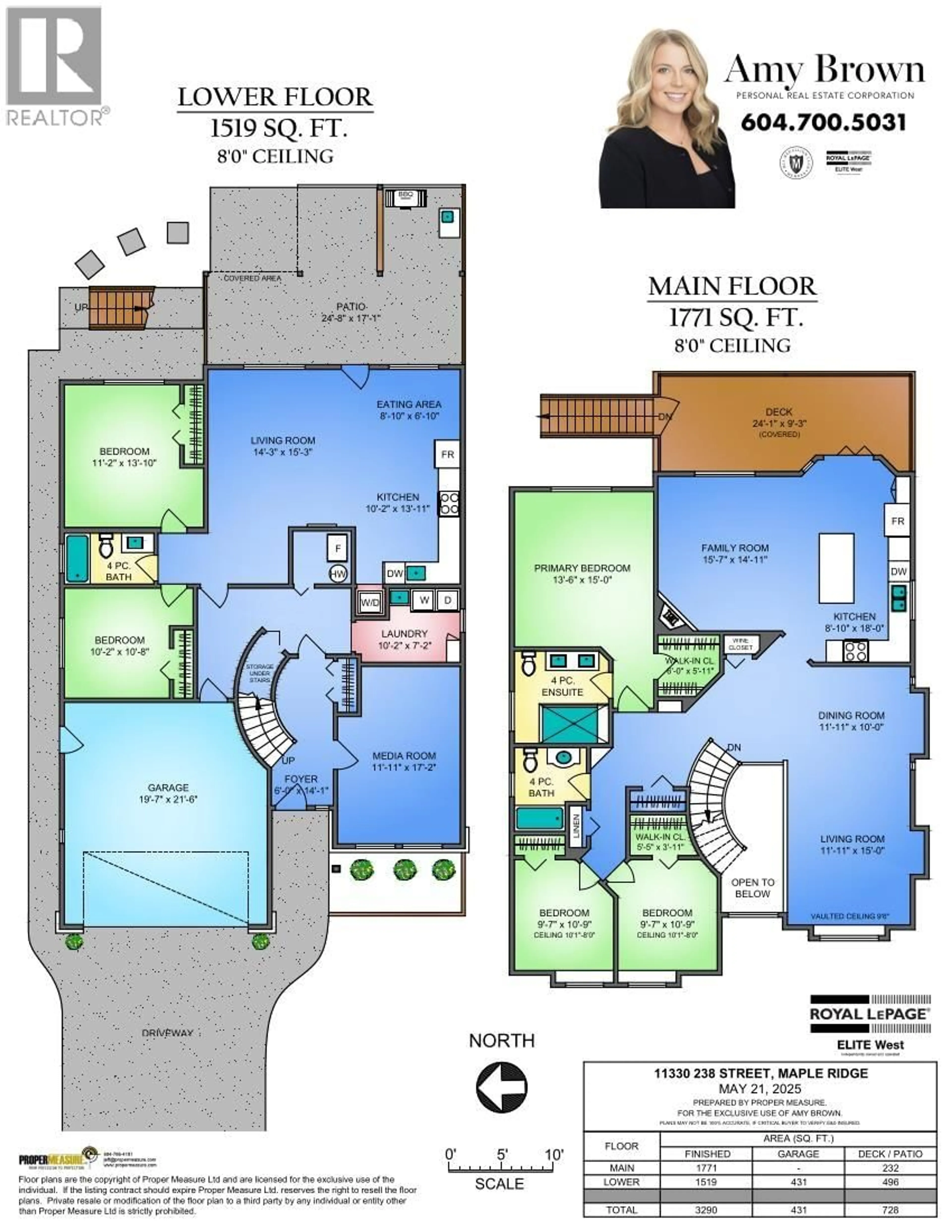 Floor plan for 11330 238 STREET, Maple Ridge British Columbia V2W1V4