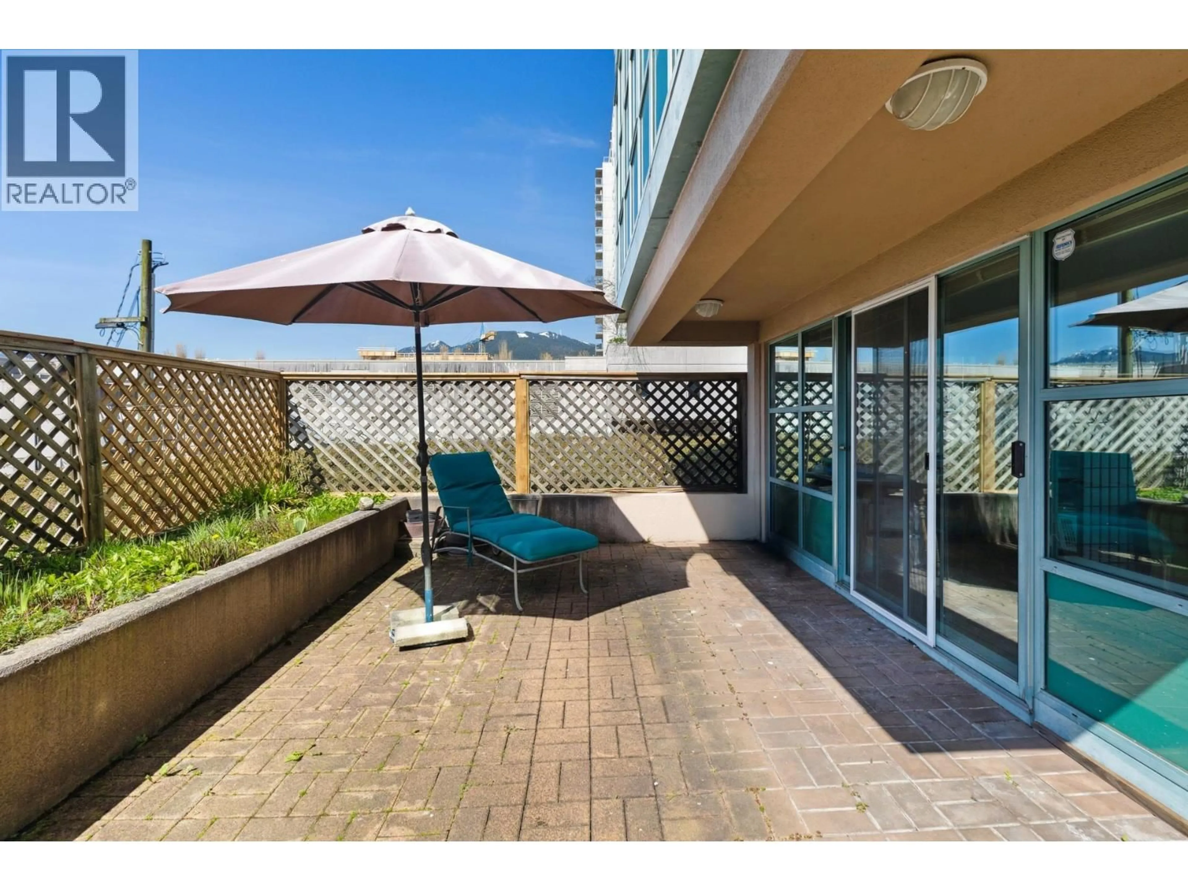 Patio, water/lake/river/ocean view for 201 - 1555 EASTERN AVENUE, North Vancouver British Columbia V7L3G2