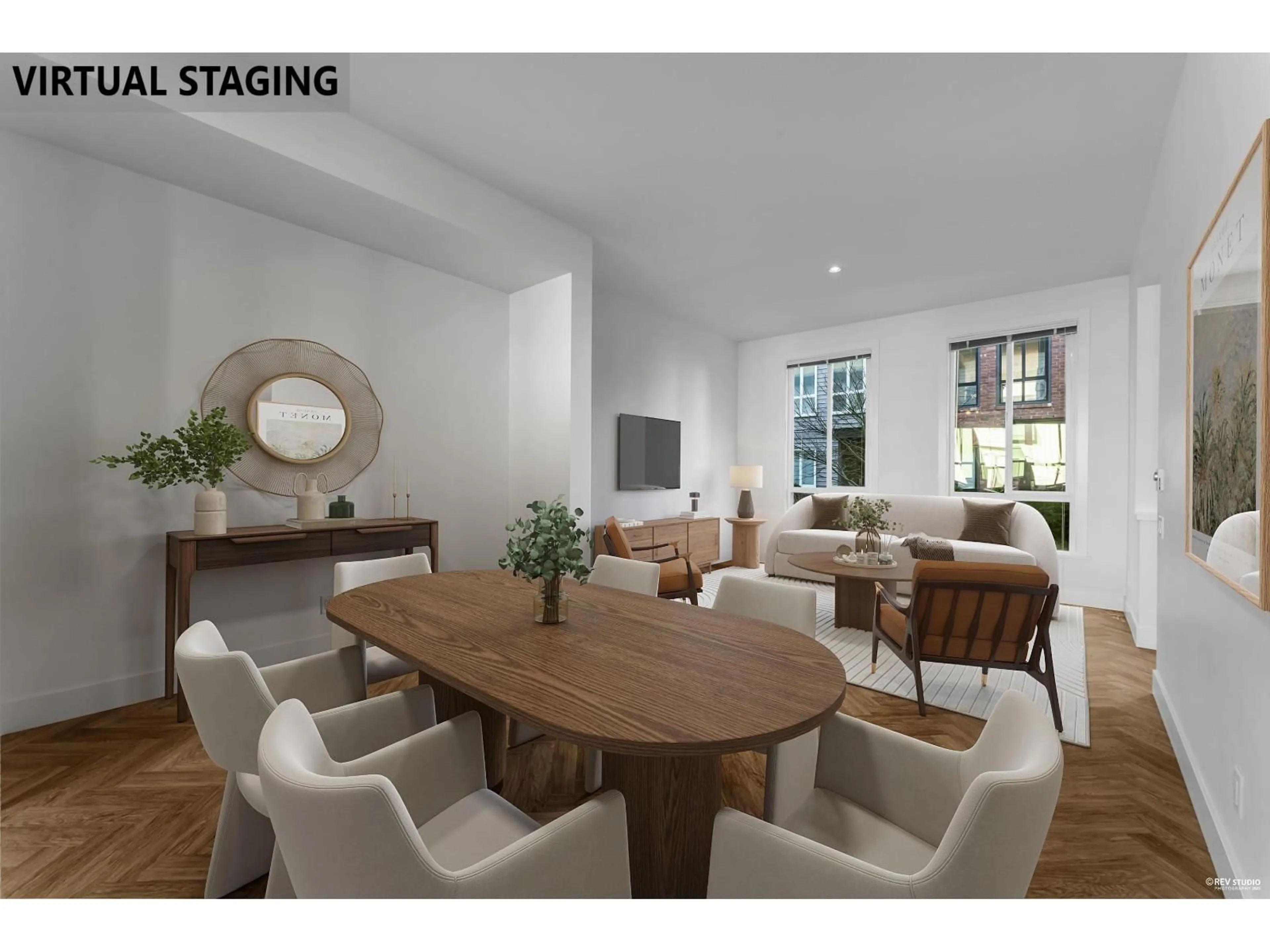 Dining room, wood/laminate floor for 35 - 15828 27, Surrey British Columbia V3Z0X4