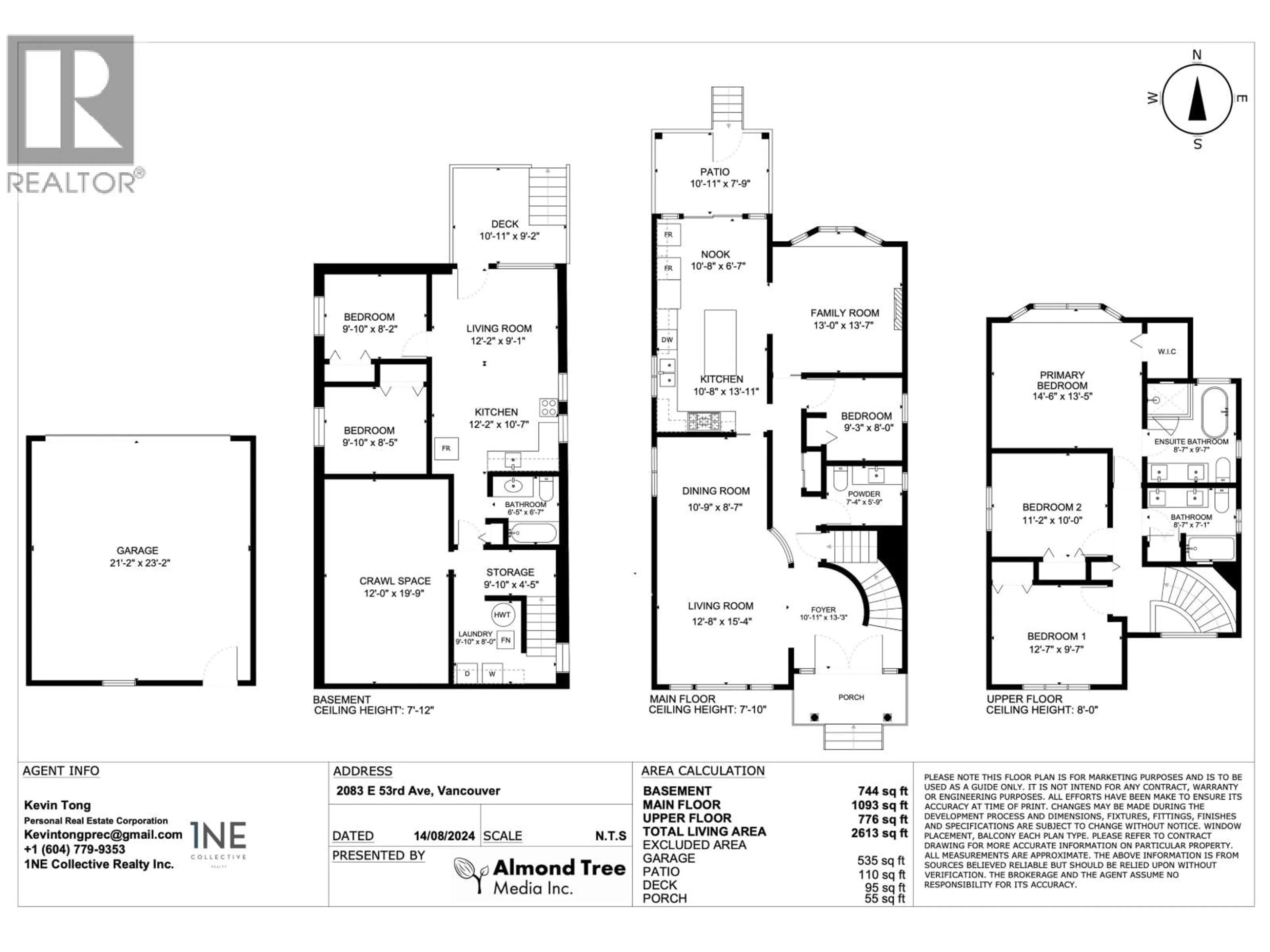 Floor plan for 2083 53RD AVENUE, Vancouver British Columbia V5P1X6
