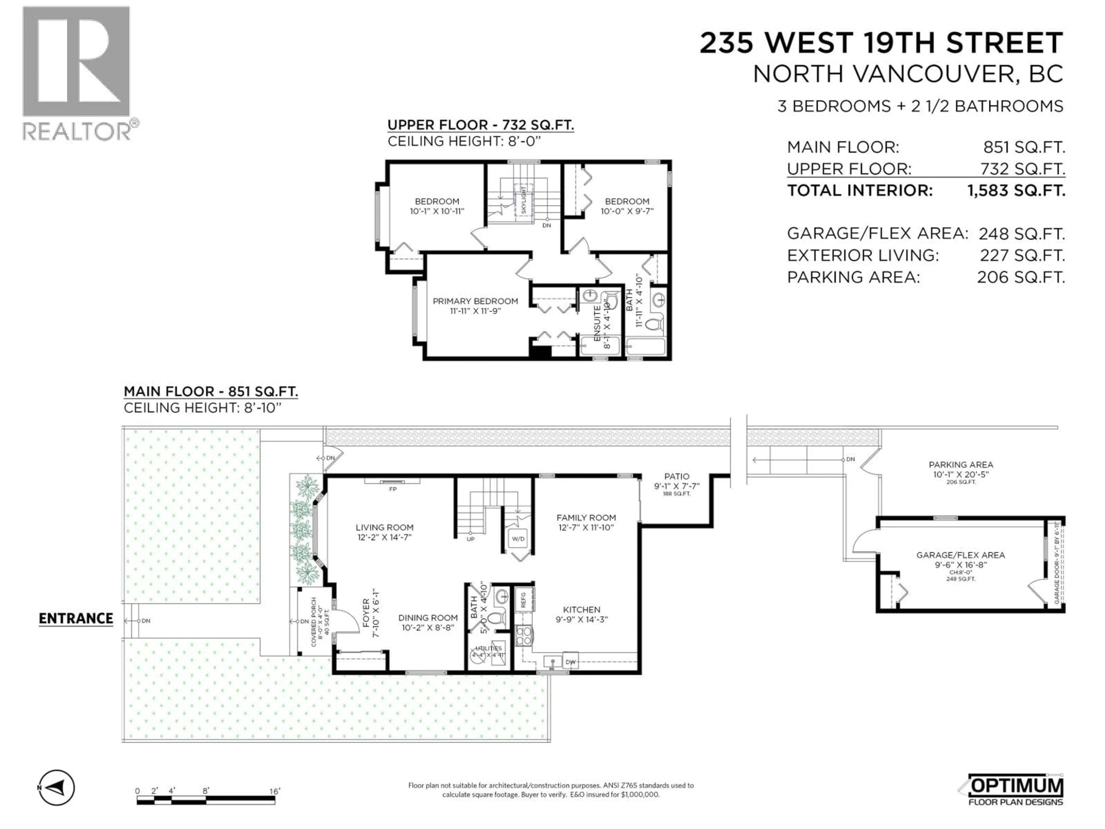 Floor plan for 235 19TH STREET, North Vancouver British Columbia V7M1X6