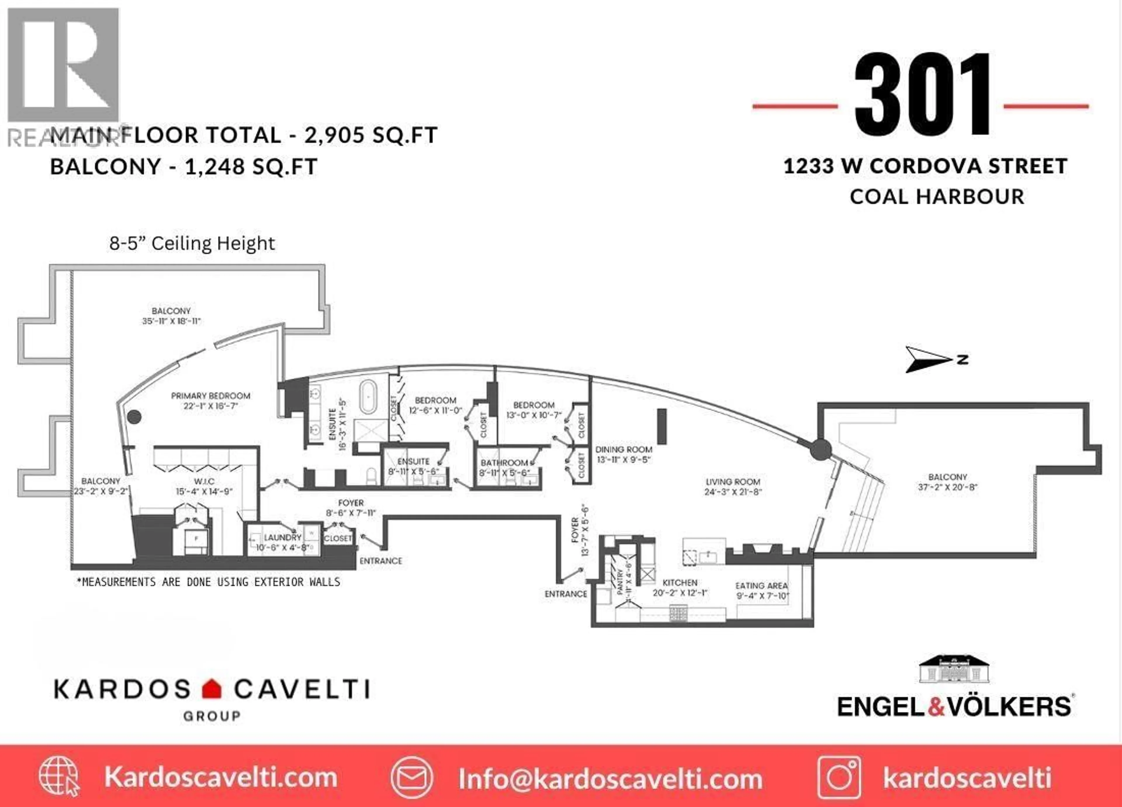 Floor plan for 301 - 1233 CORDOVA STREET, Vancouver British Columbia V6C3R1