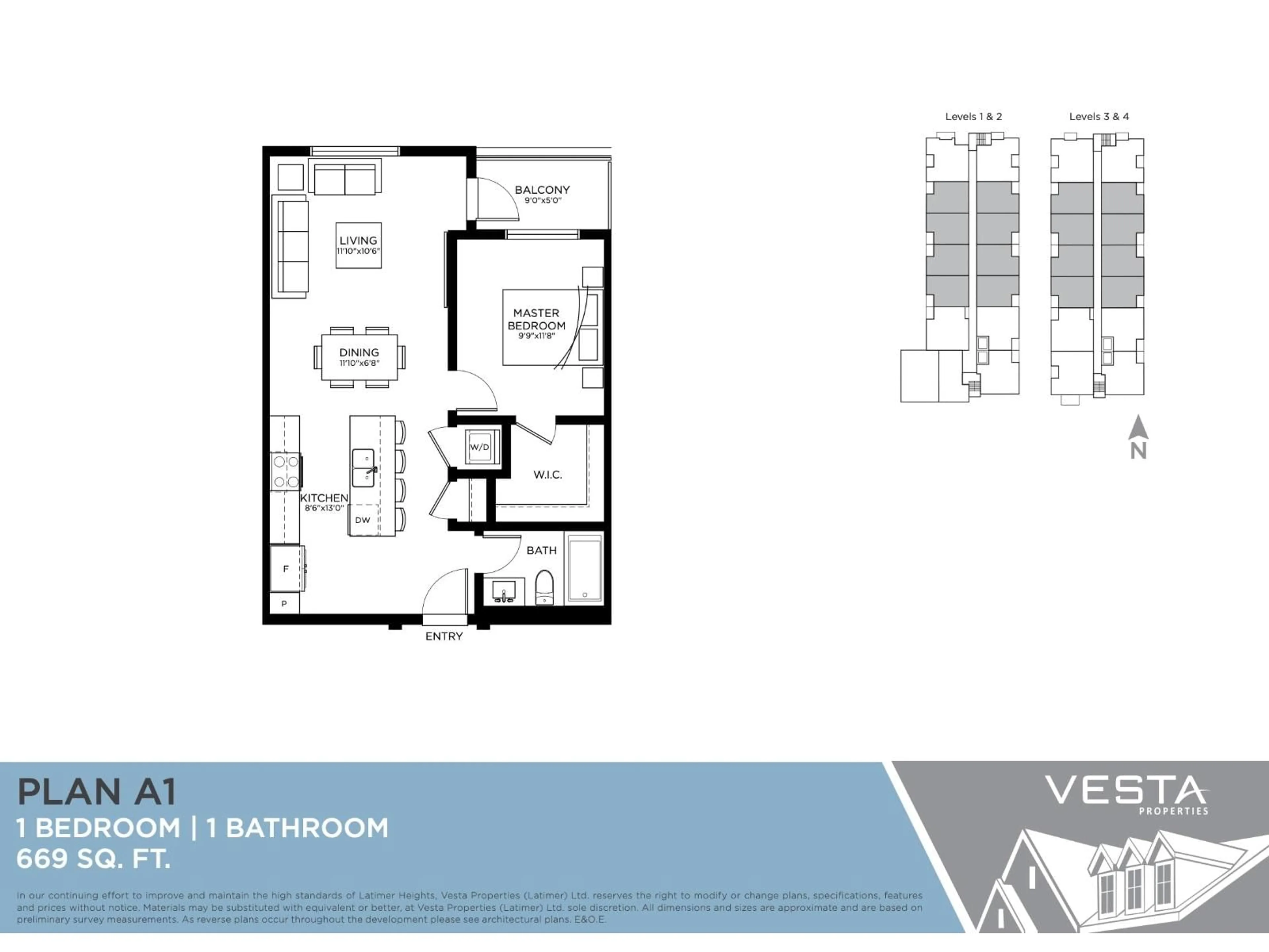 Floor plan for A211 - 20078 85, Langley British Columbia V2Y3Z2