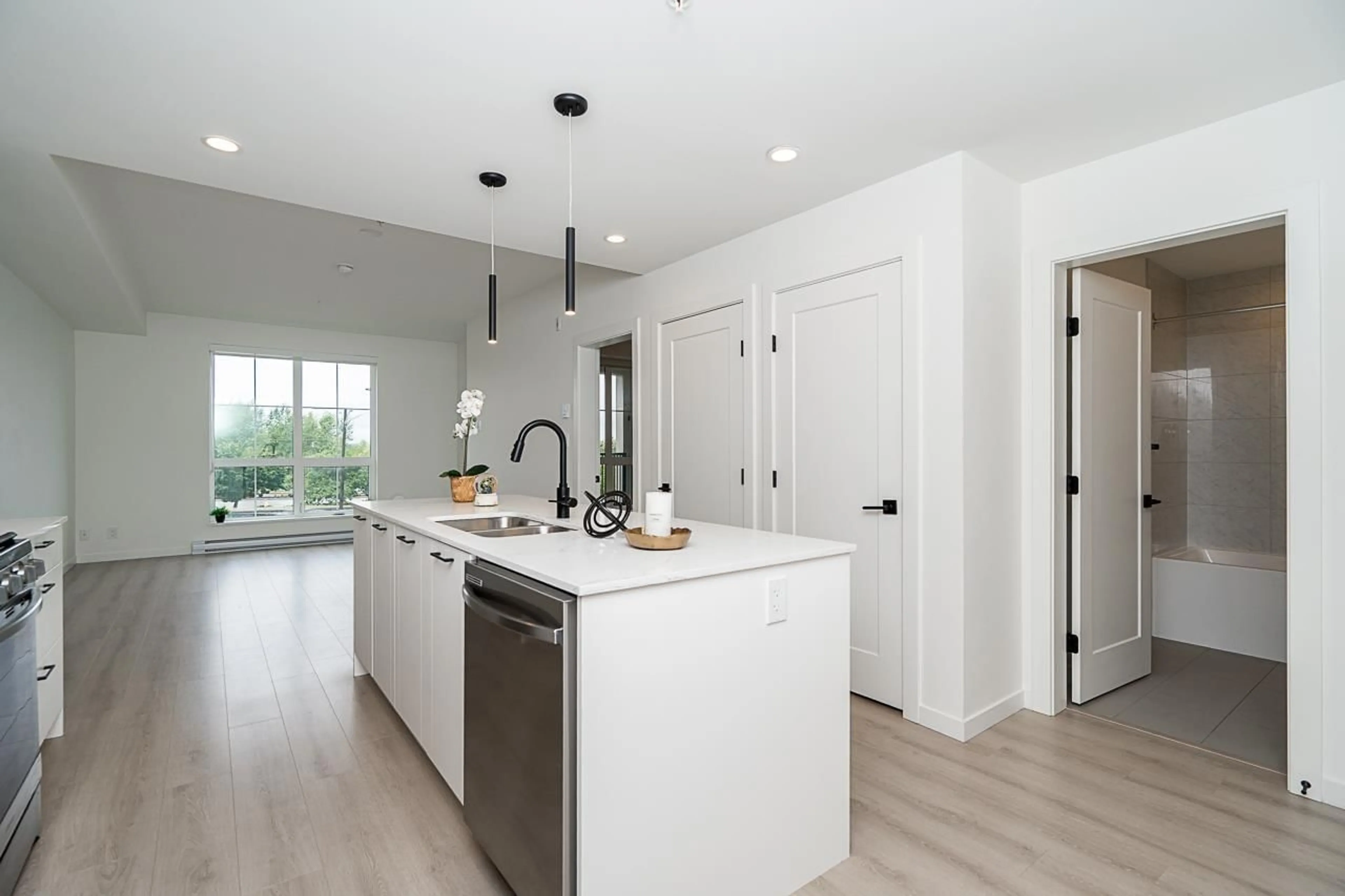Open concept kitchen, unknown for A211 - 20078 85, Langley British Columbia V2Y3Z2