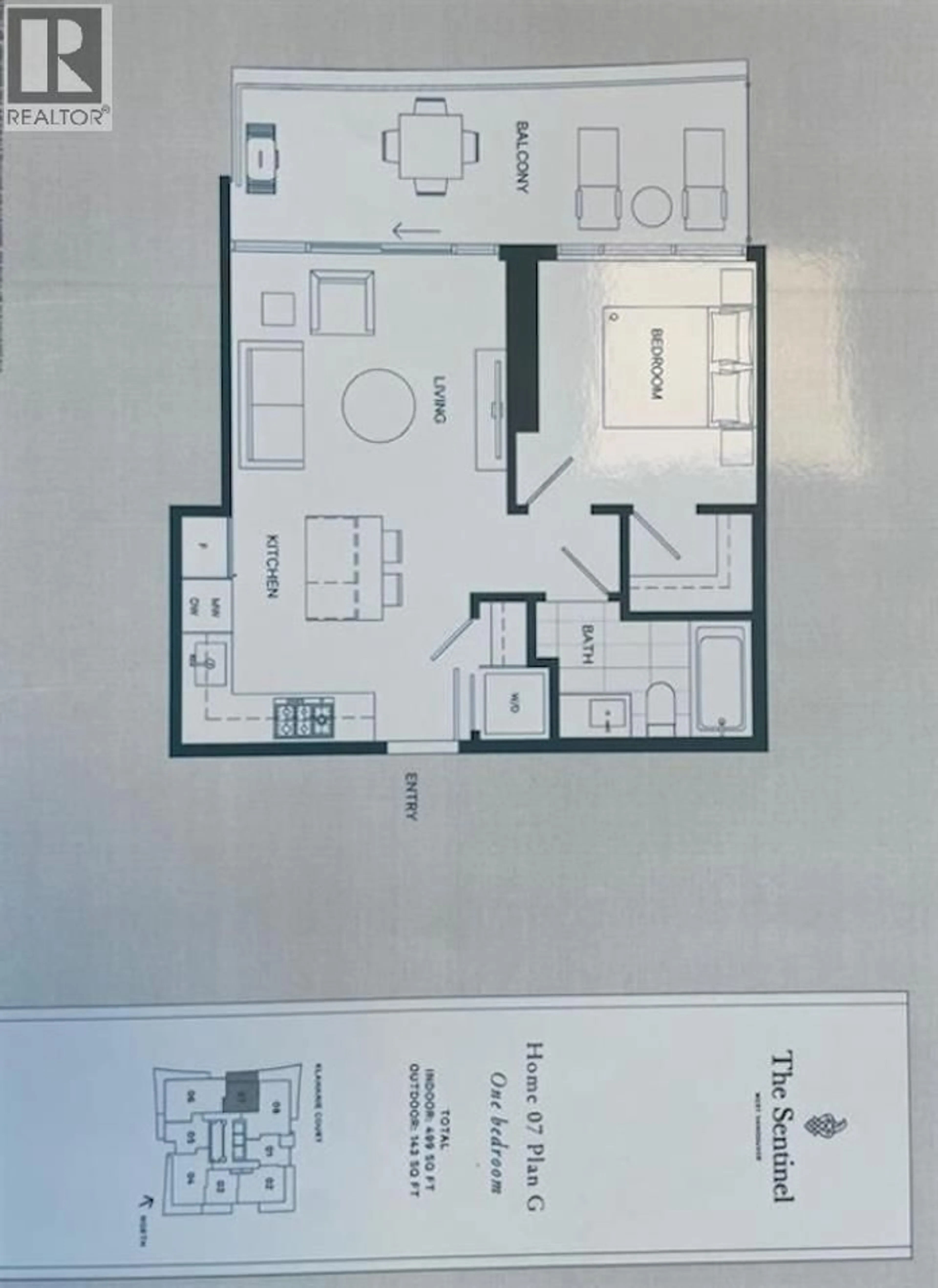 Floor plan for 2207 - 200 KLAHANIE COURT, West Vancouver British Columbia V7P0E4