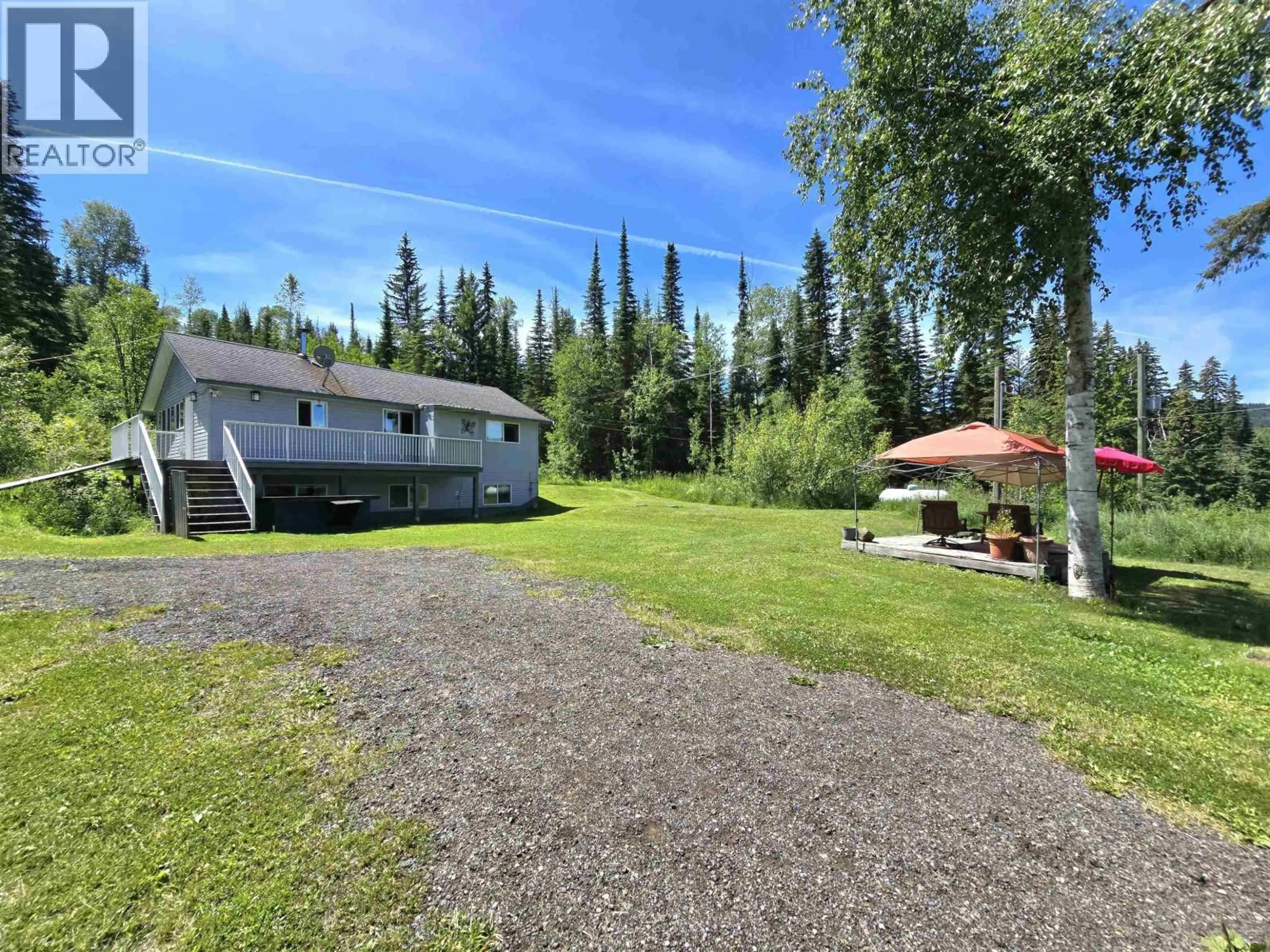 A pic from outside/outdoor area/front of a property/back of a property/a pic from drone, mountain view for 2261 EAGLE CREEK ROAD, Canim Lake British Columbia V0K1J0