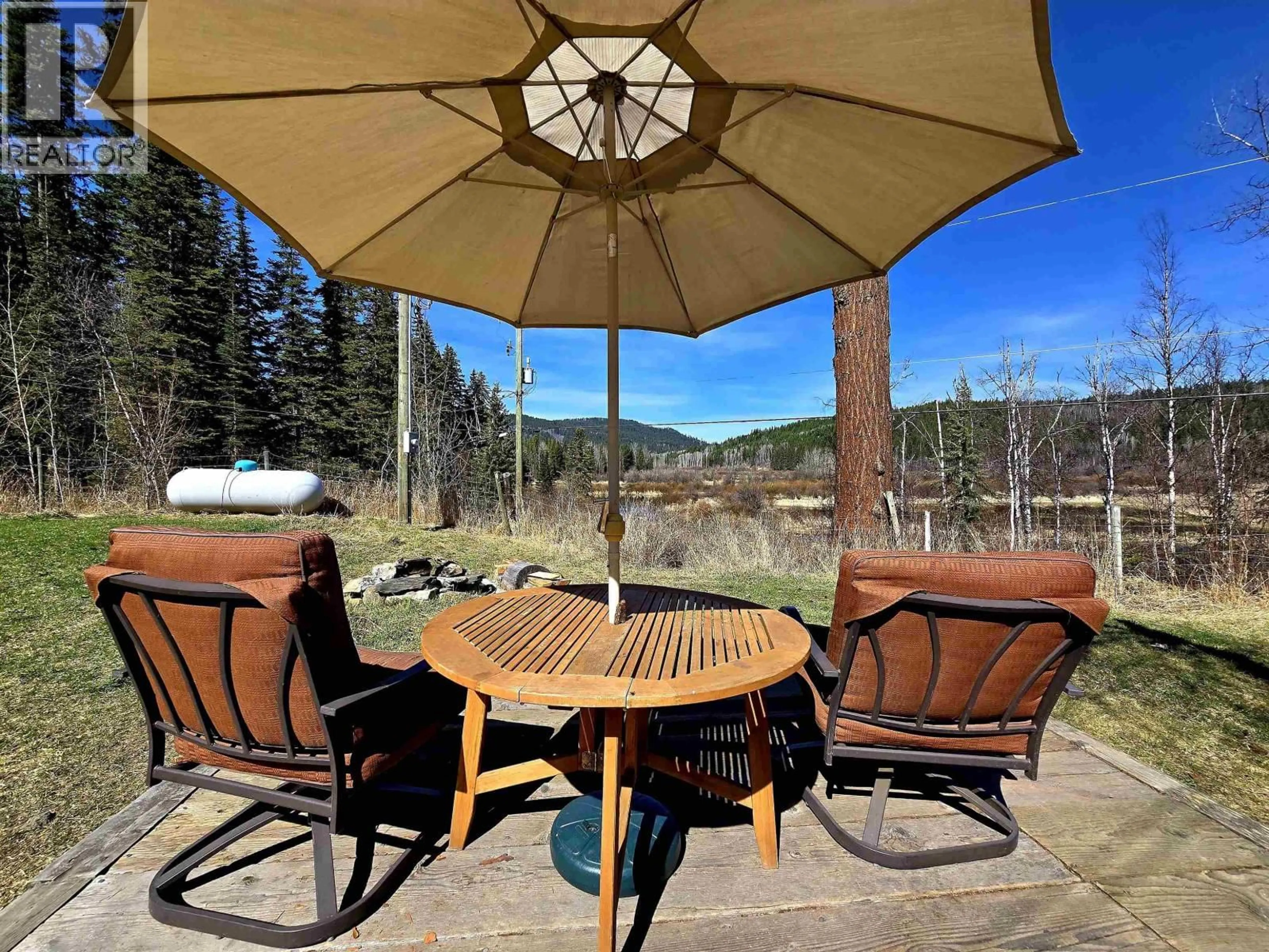 Patio, water/lake/river/ocean view for 2261 EAGLE CREEK ROAD, Canim Lake British Columbia V0K1J0
