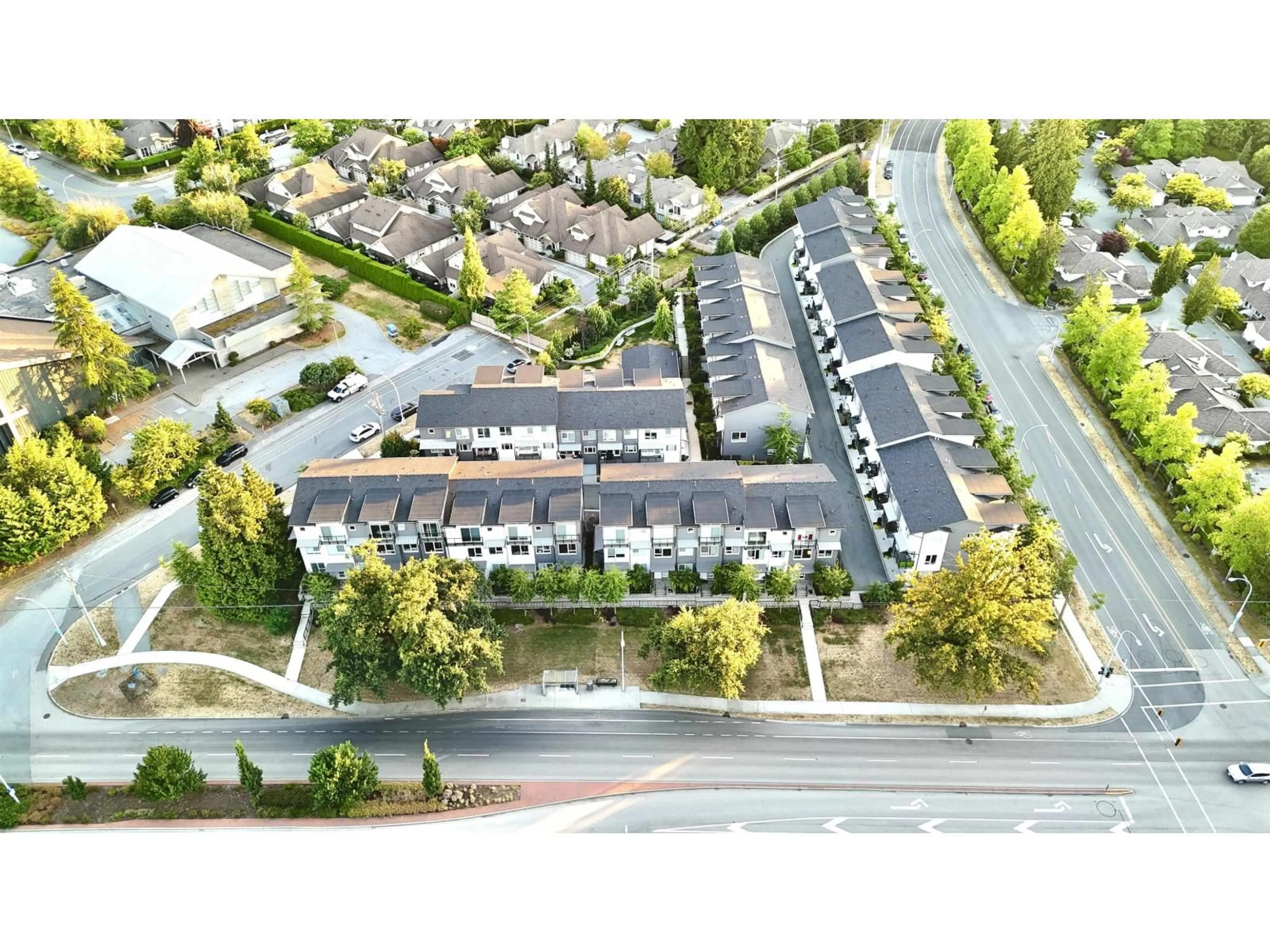 A pic from outside/outdoor area/front of a property/back of a property/a pic from drone, street for 24 - 15030 28, Surrey British Columbia V4P3N4