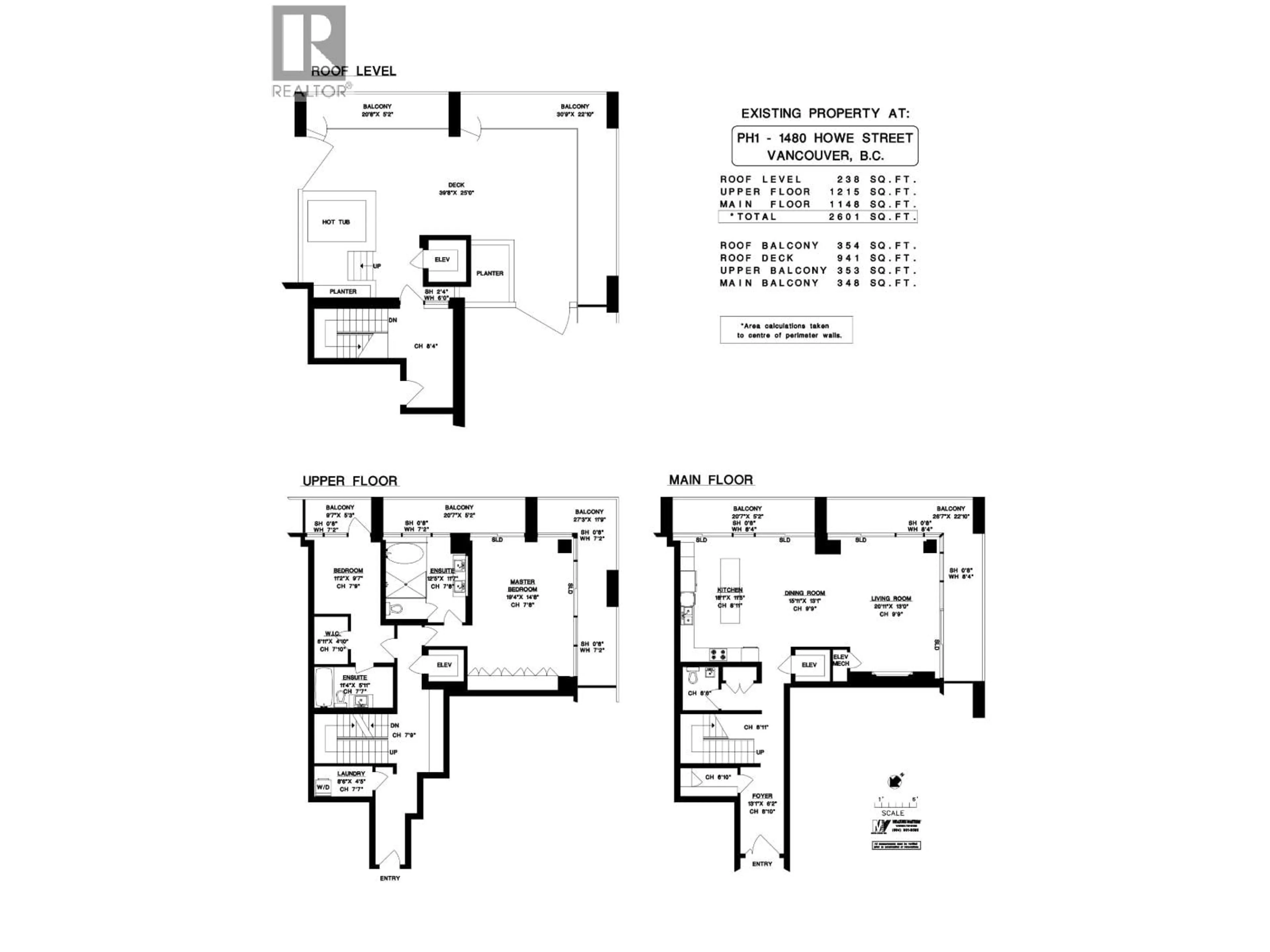 Floor plan for PH1 - 1480 HOWE STREET, Vancouver British Columbia V6Z0G5