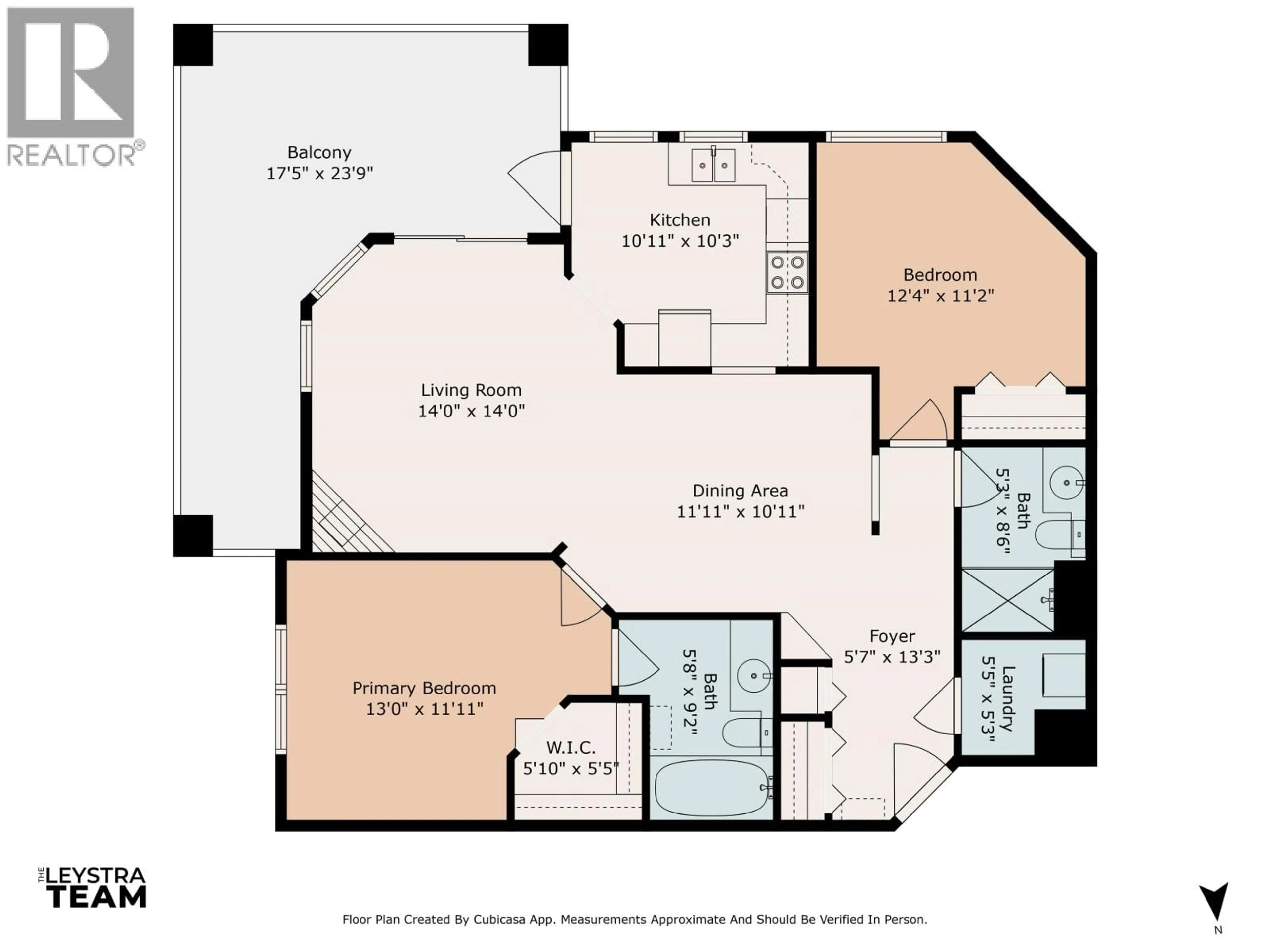 Floor plan for 207 - 4770 52A STREET, Ladner British Columbia V4K5B5