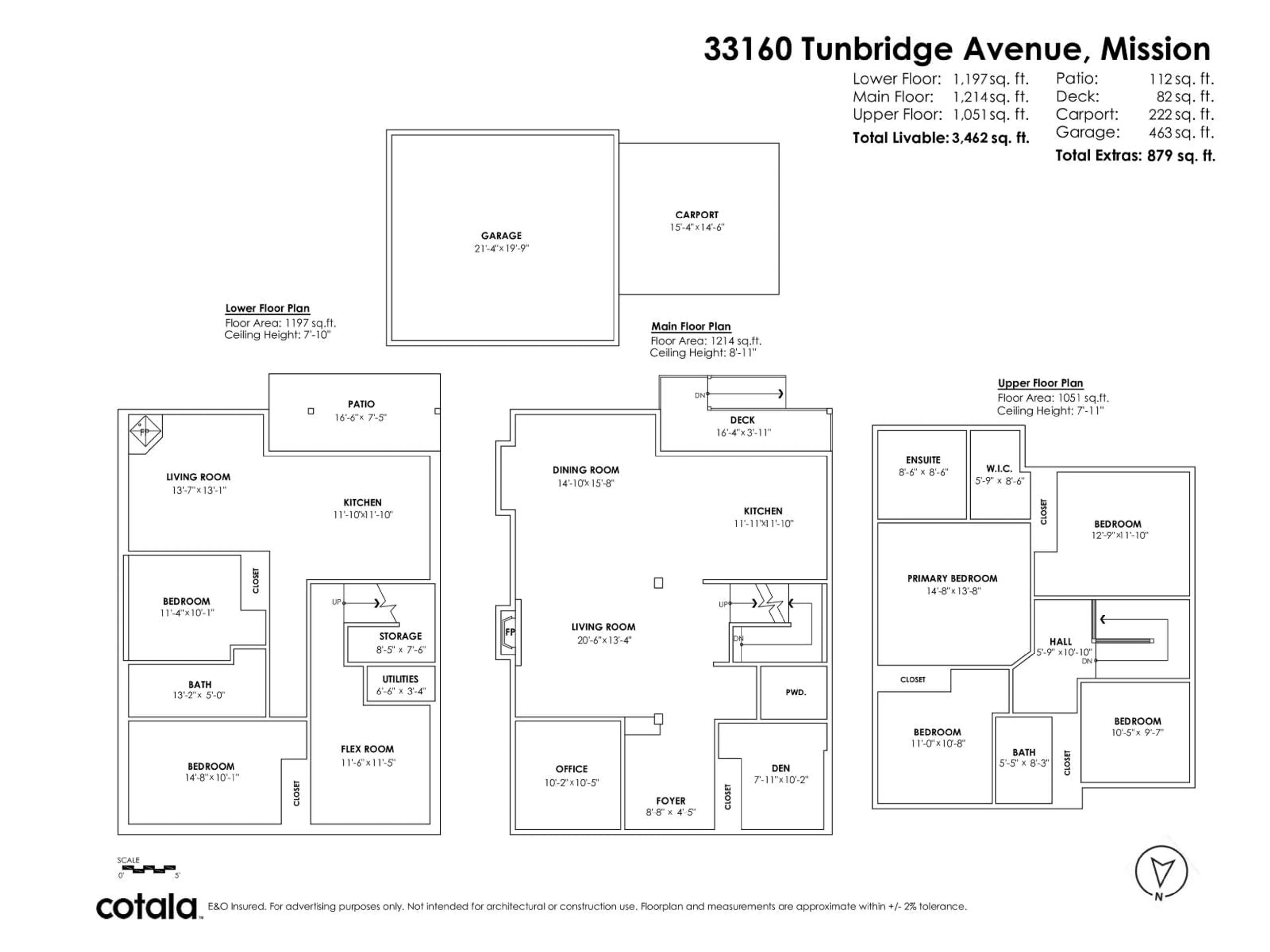 Floor plan for 33160 TUNBRIDGE, Mission British Columbia V2V0C2