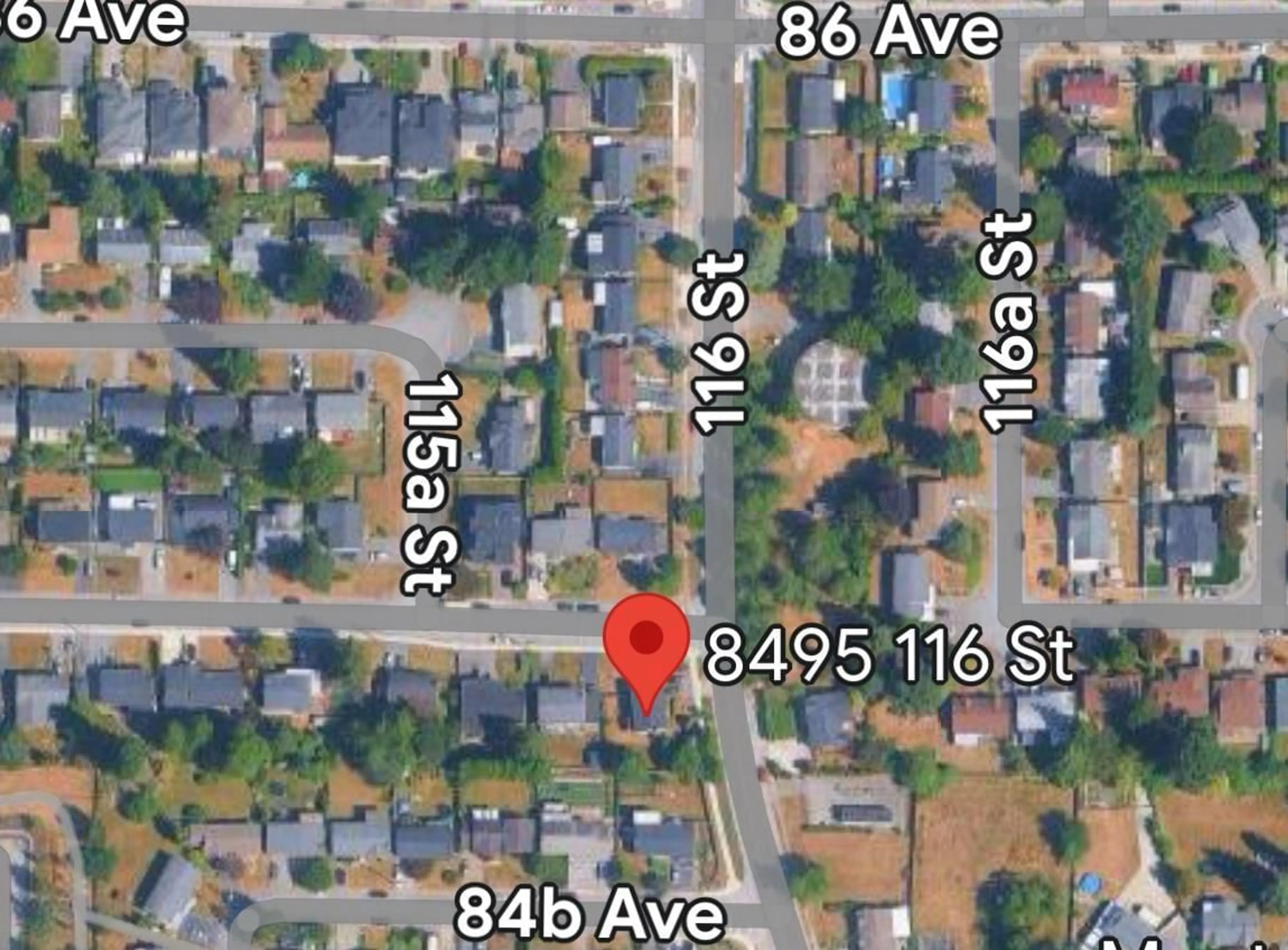 Picture of a map for 8495 116, Delta British Columbia V4C5V7