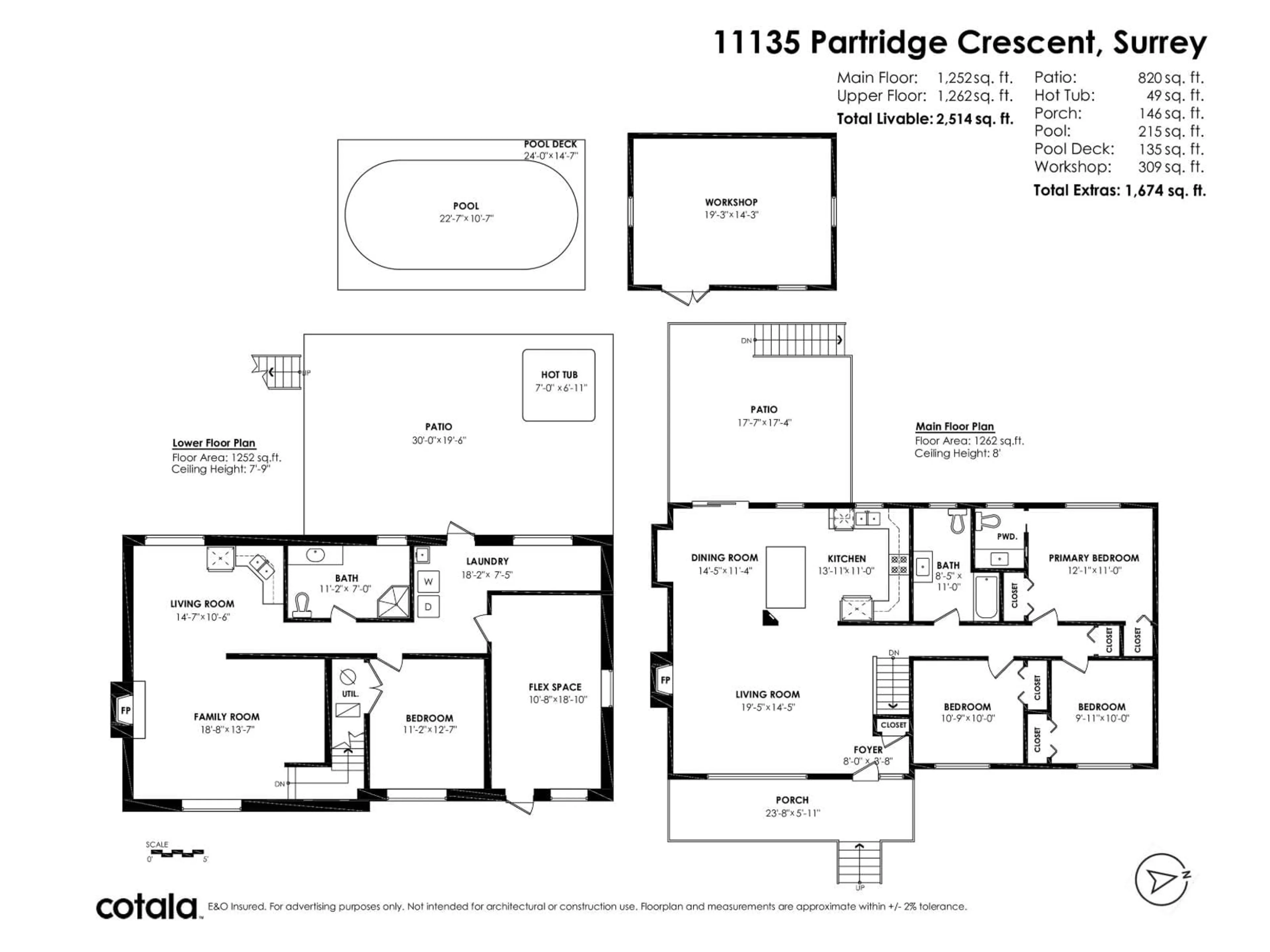 Floor plan for 11135 PARTRIDGE, Surrey British Columbia V3R5B1