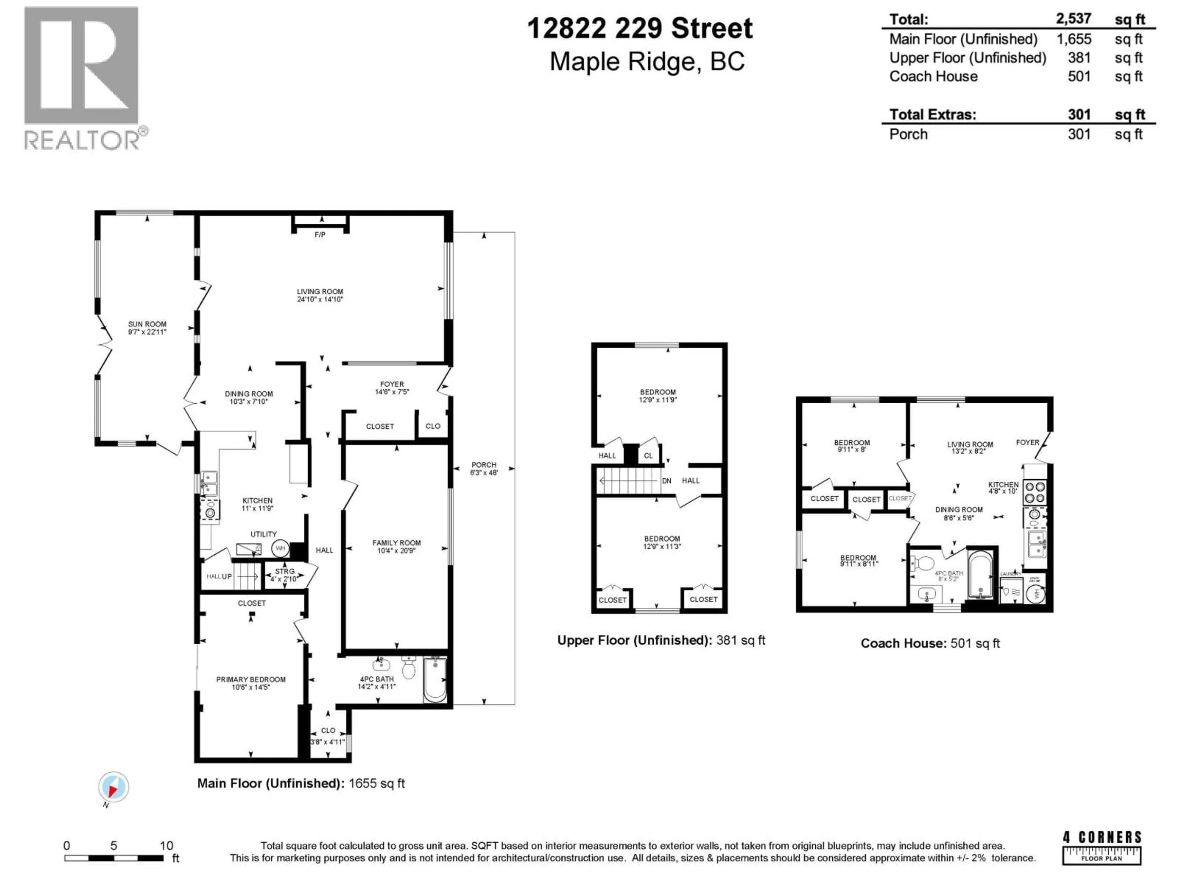 Floor plan for 12822 229 STREET, Maple Ridge British Columbia V2X6R1